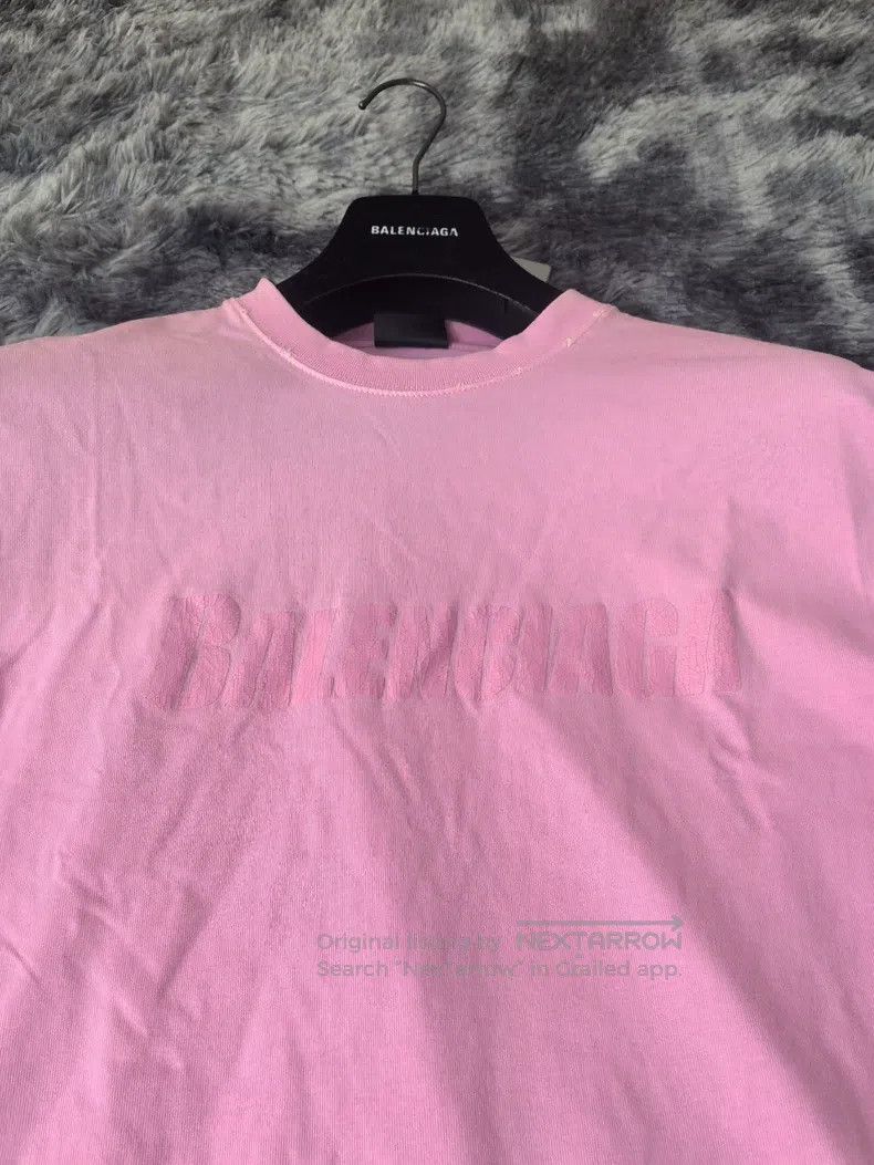 Balenciaga Balenciaga Ripped Letter Logo Aged Round Neck T-Shirt Size US XXS / EU 40 - 2 Thumbnail
