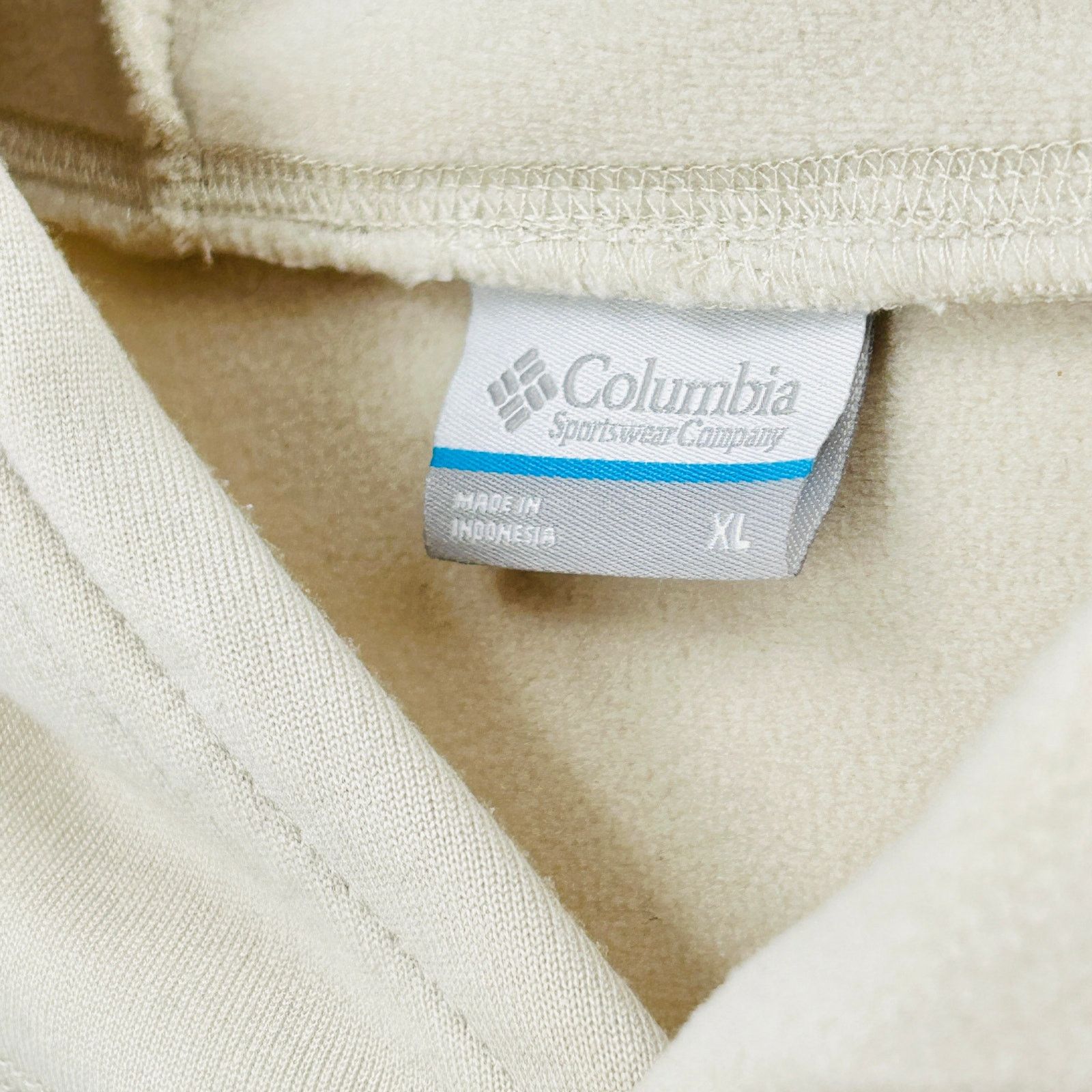 Columbia Columbia Performance Cream White Oversized Hooded Sweatshirt Size US XL / EU 56 / 4 - 6 Thumbnail