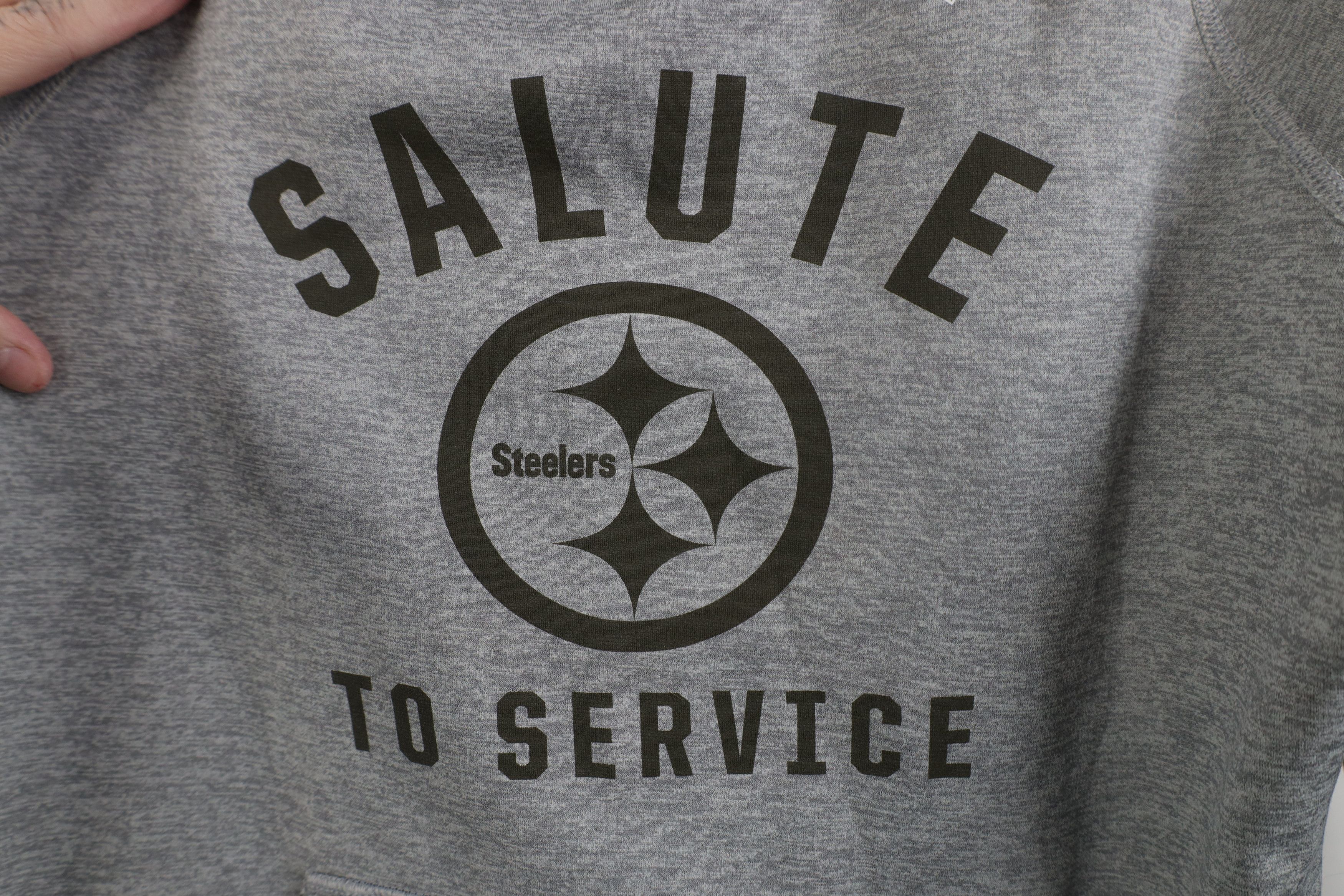 Nike Nike Salute To Service Pittsburgh Steelers Football Hoodie Size M / US 6-8 / IT 42-44 - 6 Thumbnail