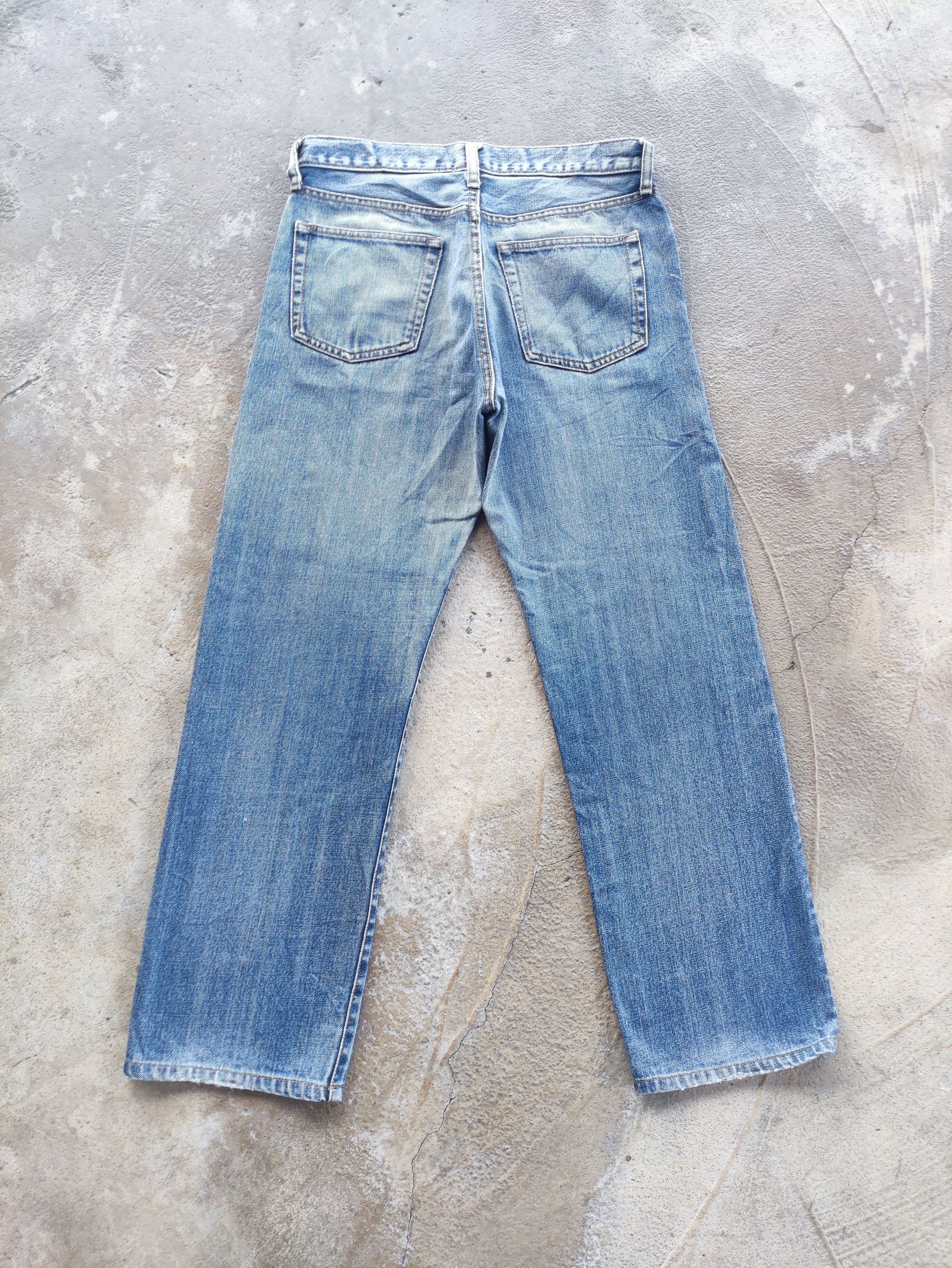 Japanese Brand Vintage Japanese Jean Distress Faded Denim Size US 32 / EU 48 - 8 Thumbnail