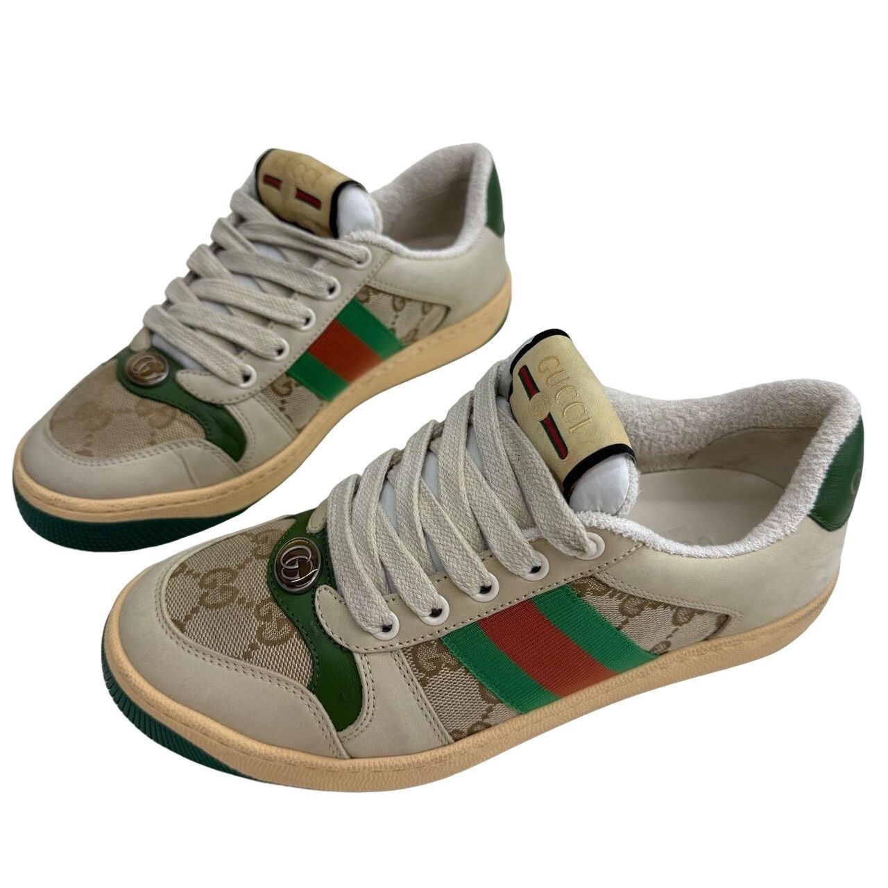 Gucci Gucci Screener Low-Top Sneakers Size 35.5 Size US 5.5 / IT 35.5 - 1 Thumbnail