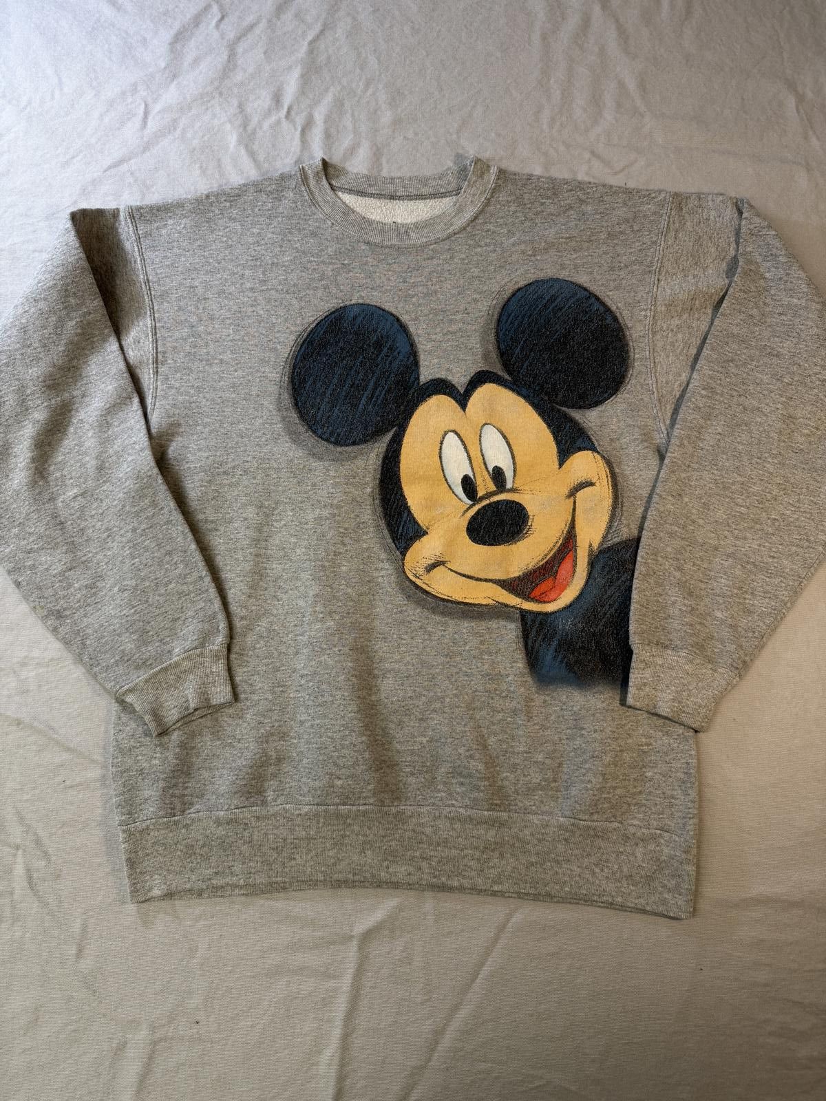 Disney Cute Mickey Mouse Breakthrough Crewneck Sweatshirt - S Size US S / EU 44-46 / 1 - 1 Thumbnail