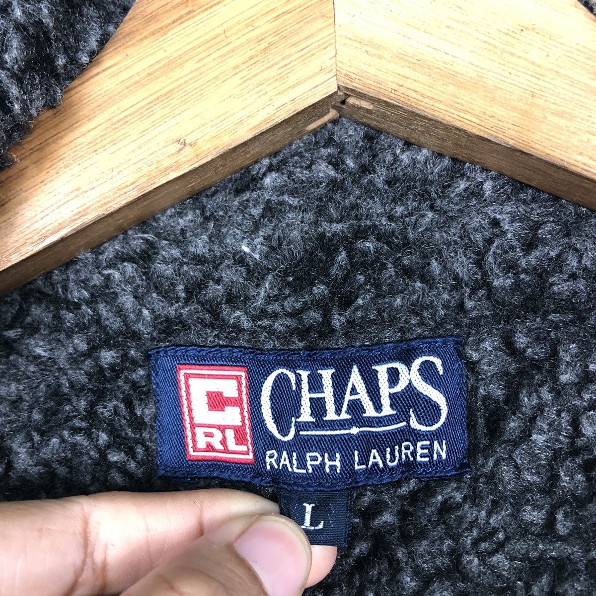 Ralph Lauren 📌Vintage Trucker Corduroy Jacket Chaps Ralph Lauren Sherpa Size US L / EU 52-54 / 3 - 18 Thumbnail