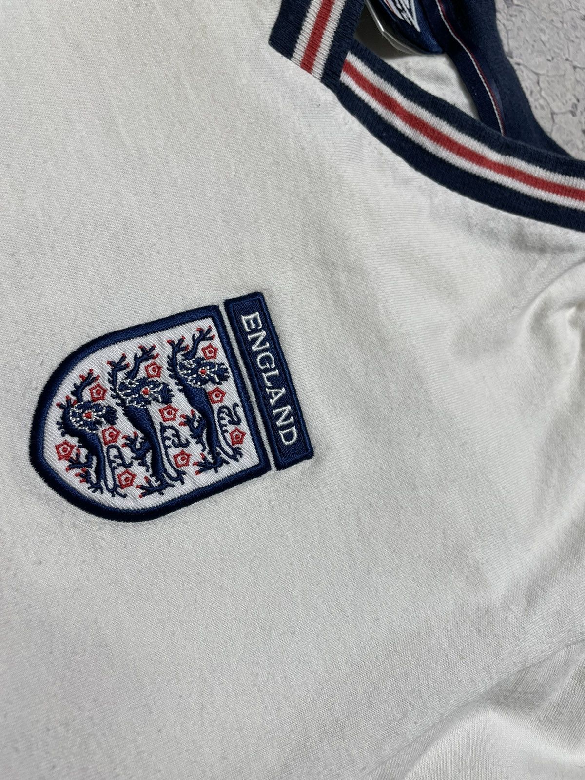 Umbro Vintage T-Shirt 90s Umbro England National Team #10 Big Logo Size US M / EU 48-50 / 2 - 7 Thumbnail