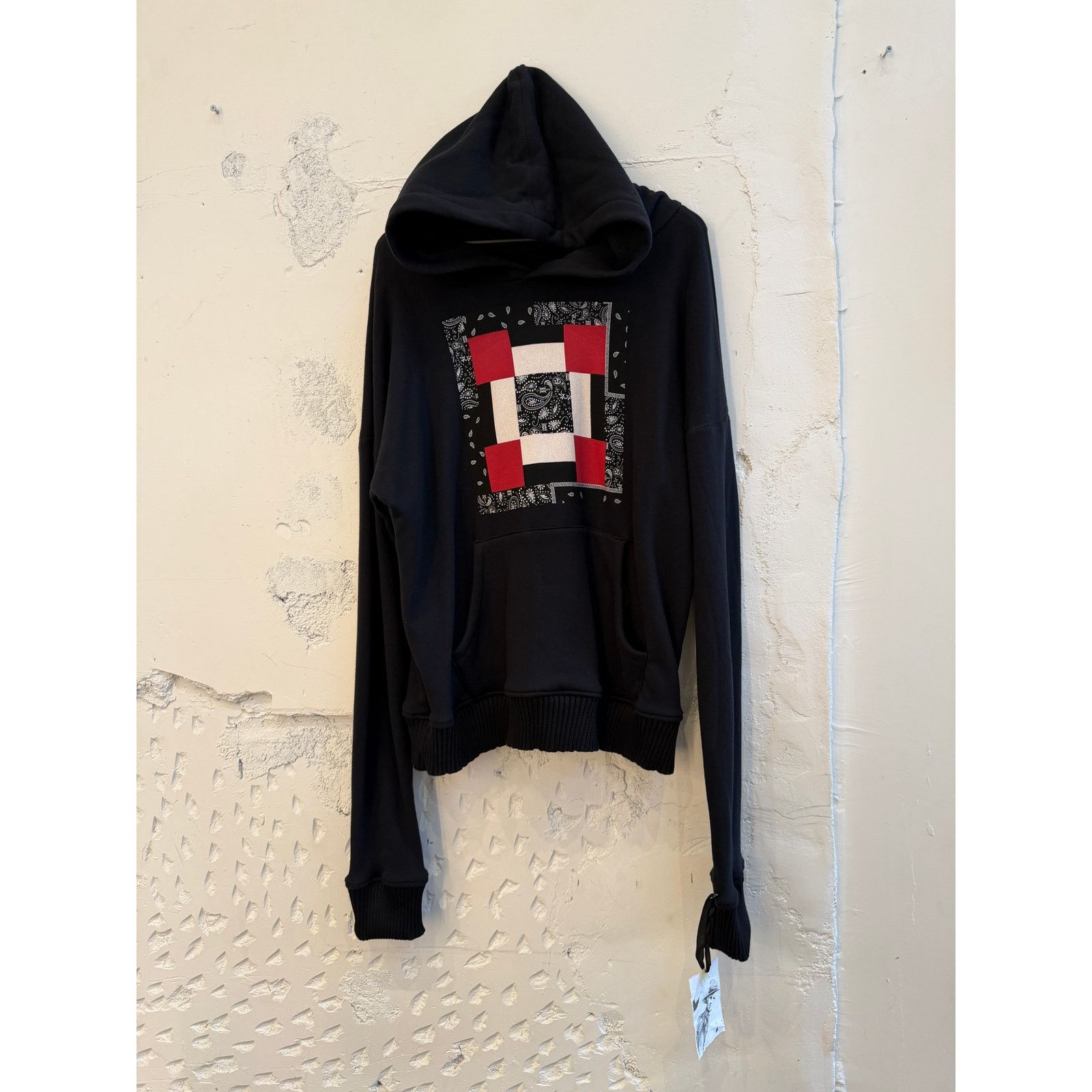 Greg Lauren SAMPLE Gee's Bend Mosaic Hoodie