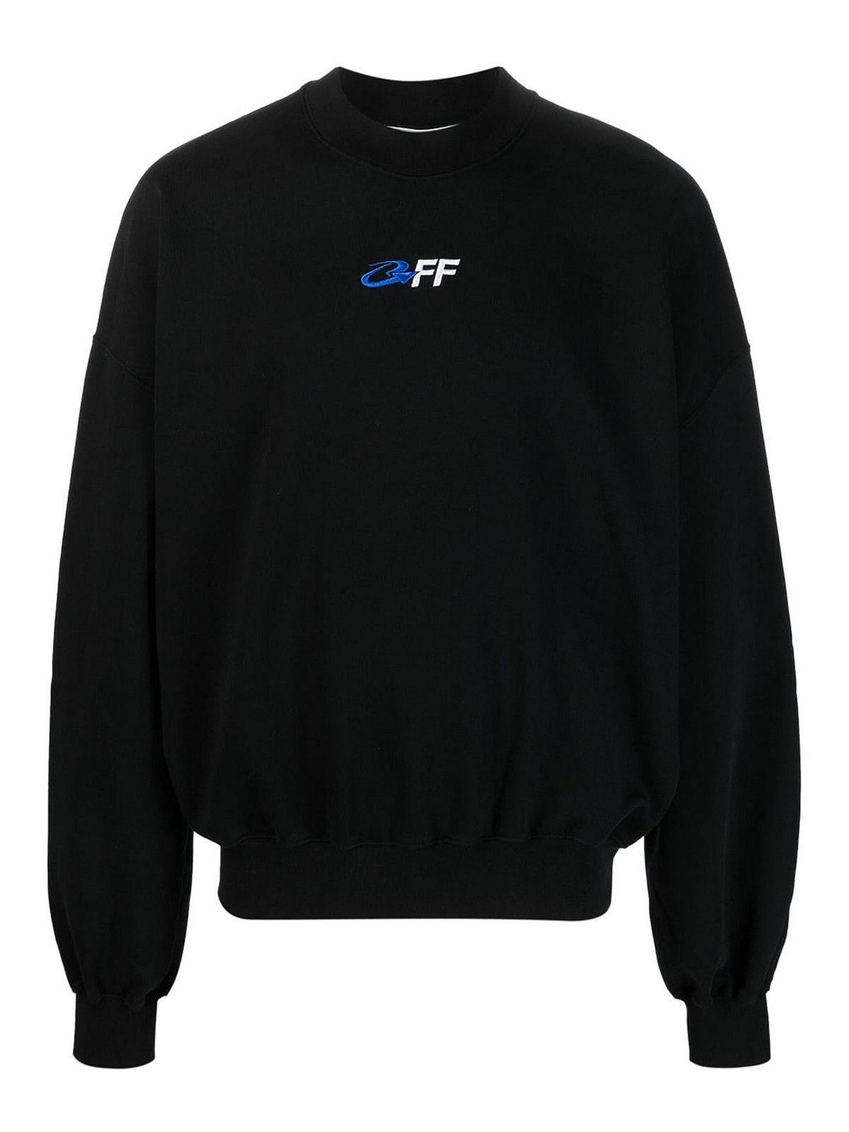 Off-White o1gr1nt0425 Exact Opp Boxy Crewneck Sweatshirt in Black Size US M / EU 48-50 / 2 - 1 Thumbnail