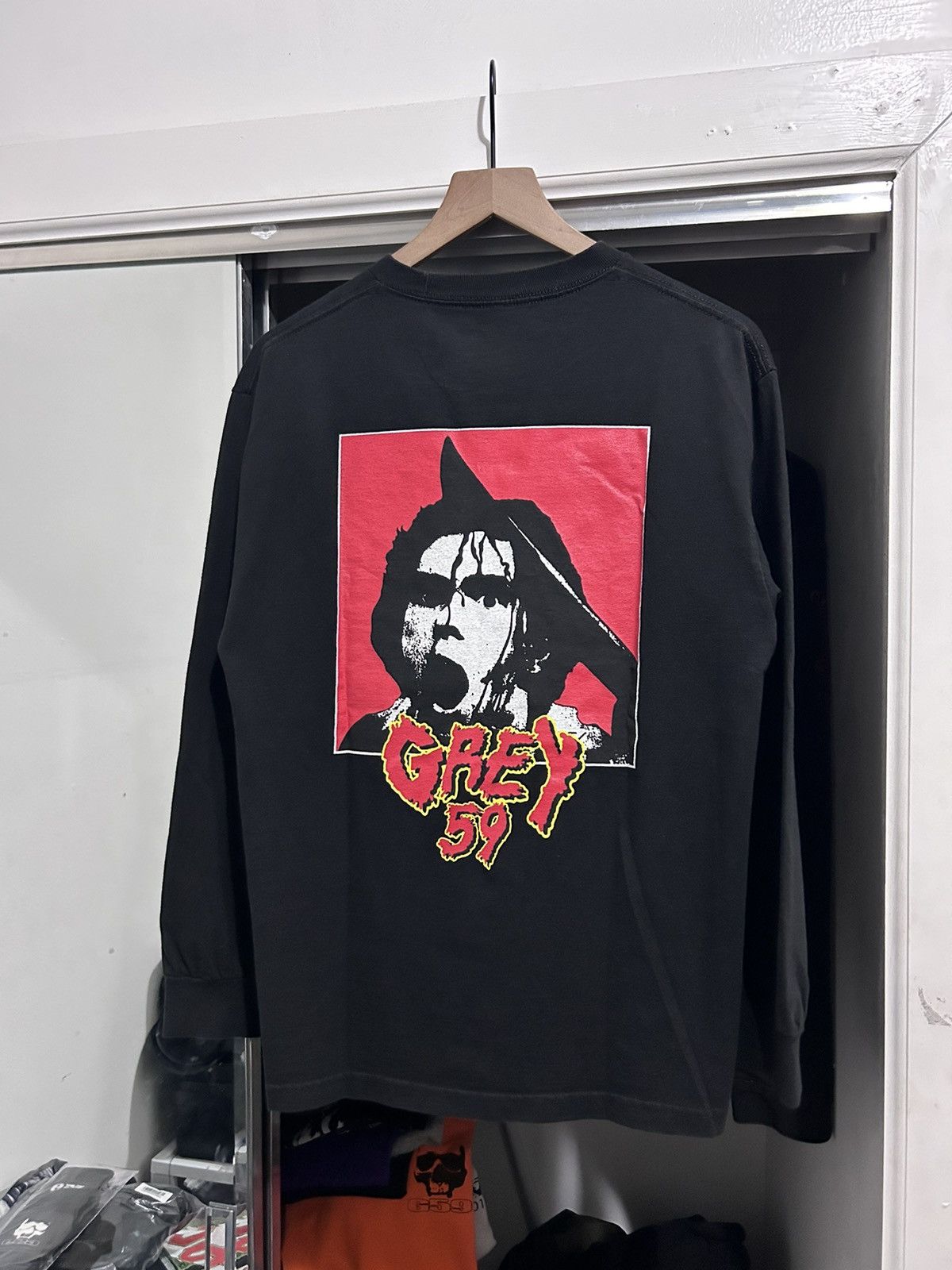 image of G59 Records x Pouya Uicideboy Merch Suicideboys D.o.d Halloween 2017 Long sleeve in Black (Size Med