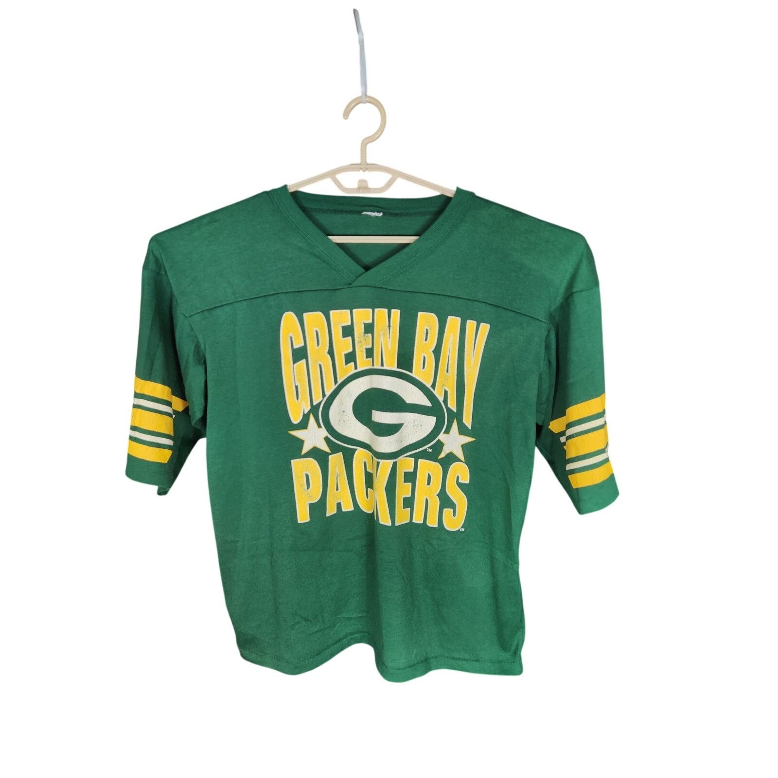 Logo 7 Vintage 90s Green Bay Packers T Men's large Size US L / EU 52-54 / 3 - 1 Thumbnail