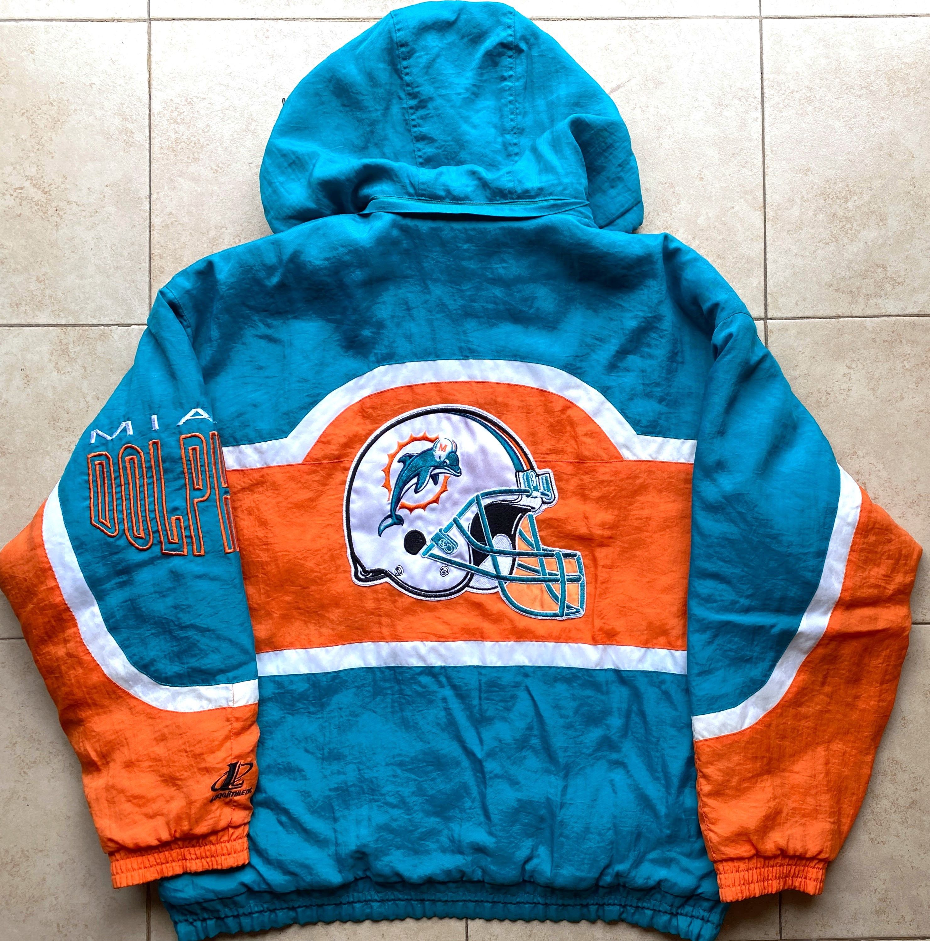 Starter Miami Dolphins 90s LOGO ATHLETIC puffer L teal NFL vtg Size US L / EU 52-54 / 3 - 1 Thumbnail