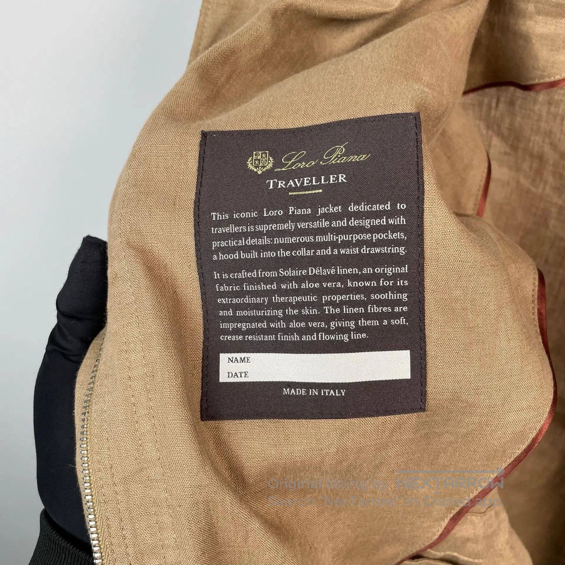 Loro Piana LORO PIANA Linen Zipper Jacket| Size XS / US 0-2 / IT 36-38 - 7 Thumbnail