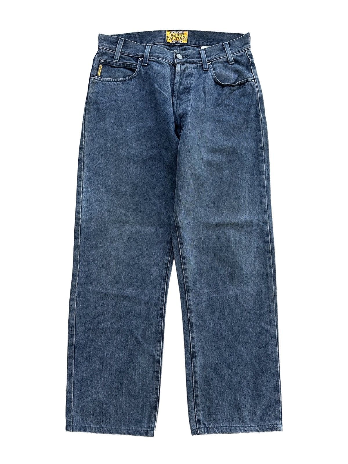 Giorgio Armani Giorgio Armani Washed Grey Relaxed Denim Jeans Size US 31 - 1 Thumbnail