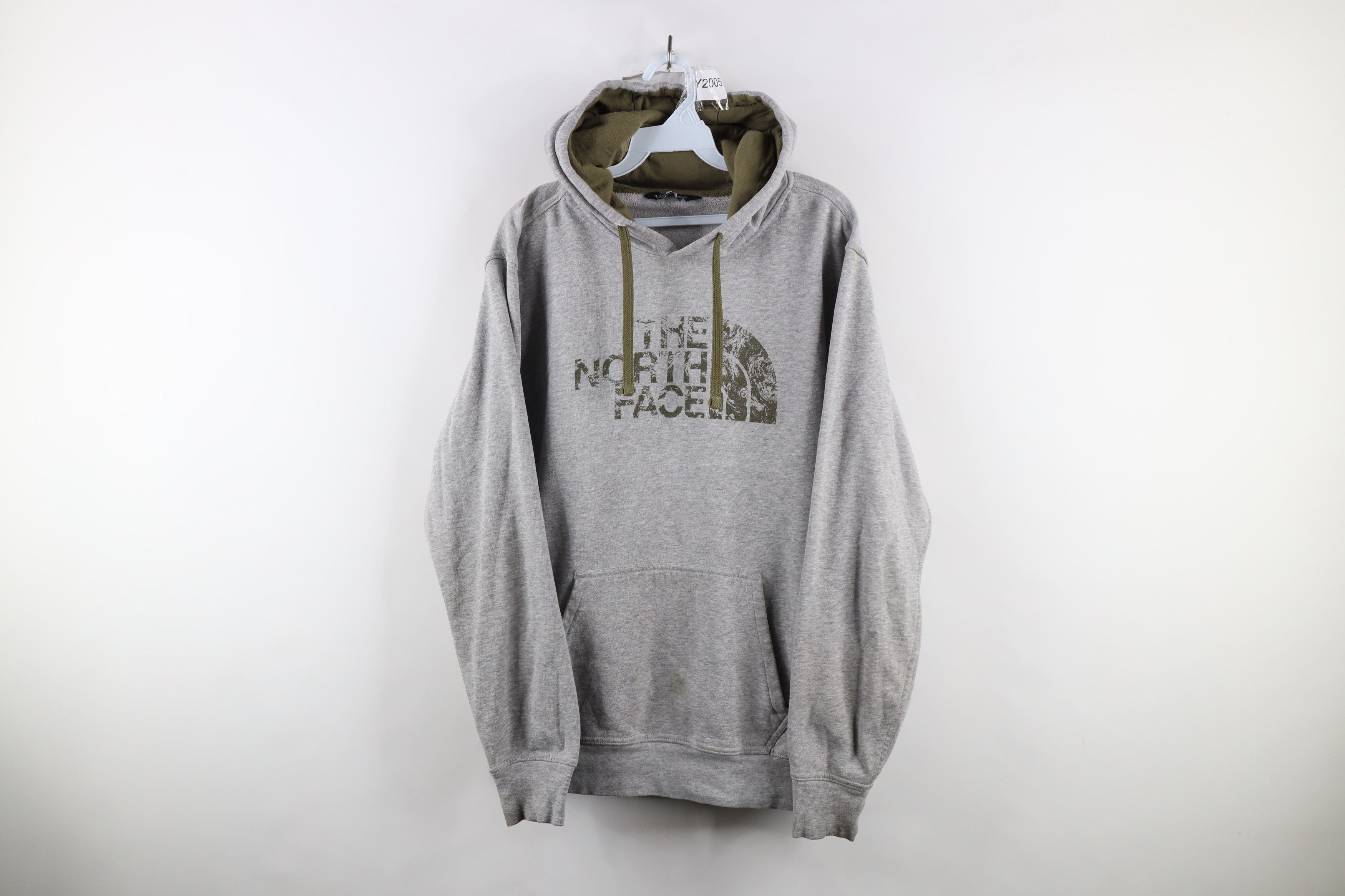 The North Face × Vintage Vintage The North Face Spell Out Big Logo Hoodie Sweatshirt Size US L / EU 52-54 / 3 - 1 Thumbnail