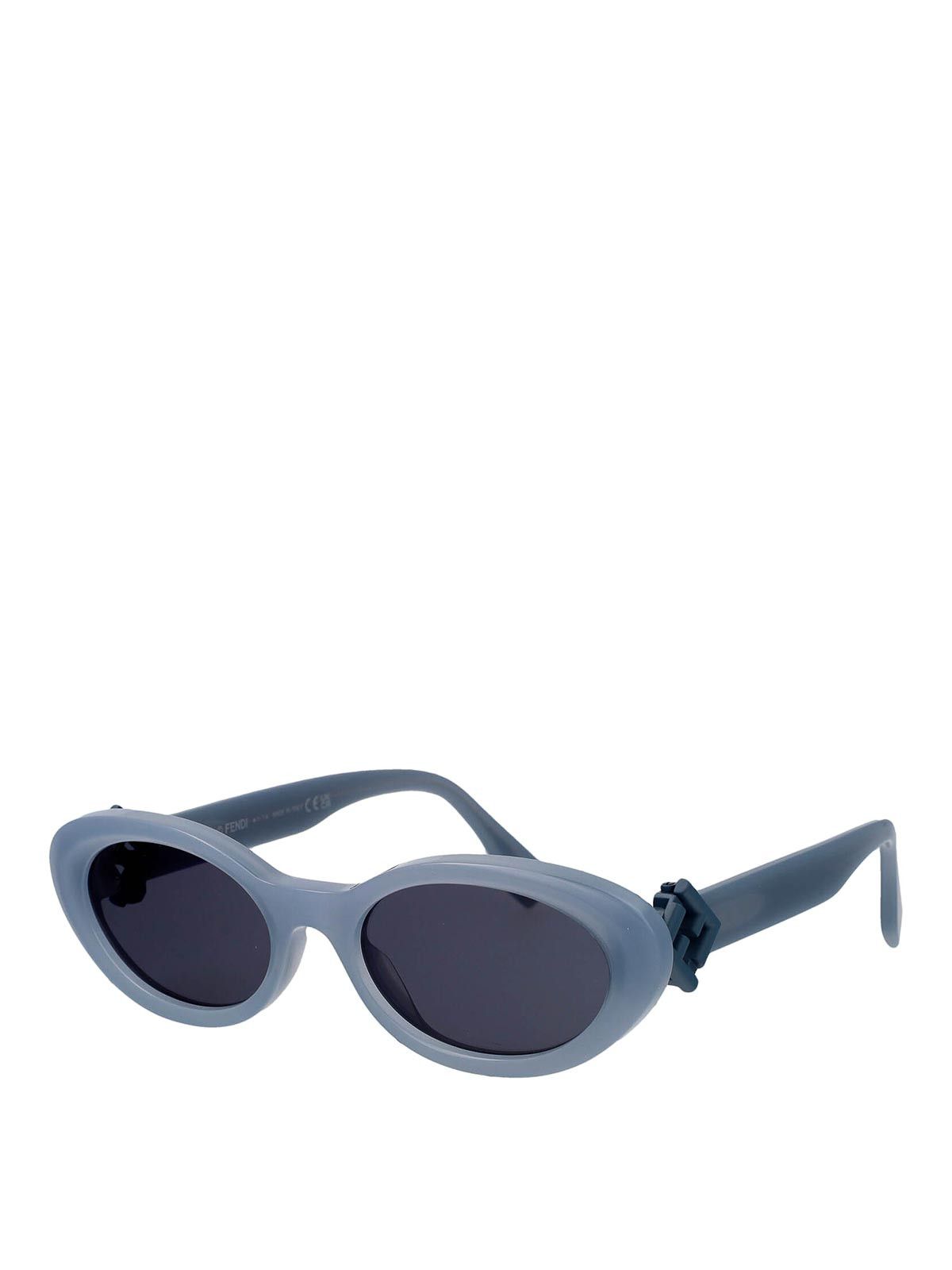 Fendi o1s1wg110526 Size: OS / FF Diamonds Sunglasses in Light Blue Size ONE SIZE - 2 Thumbnail