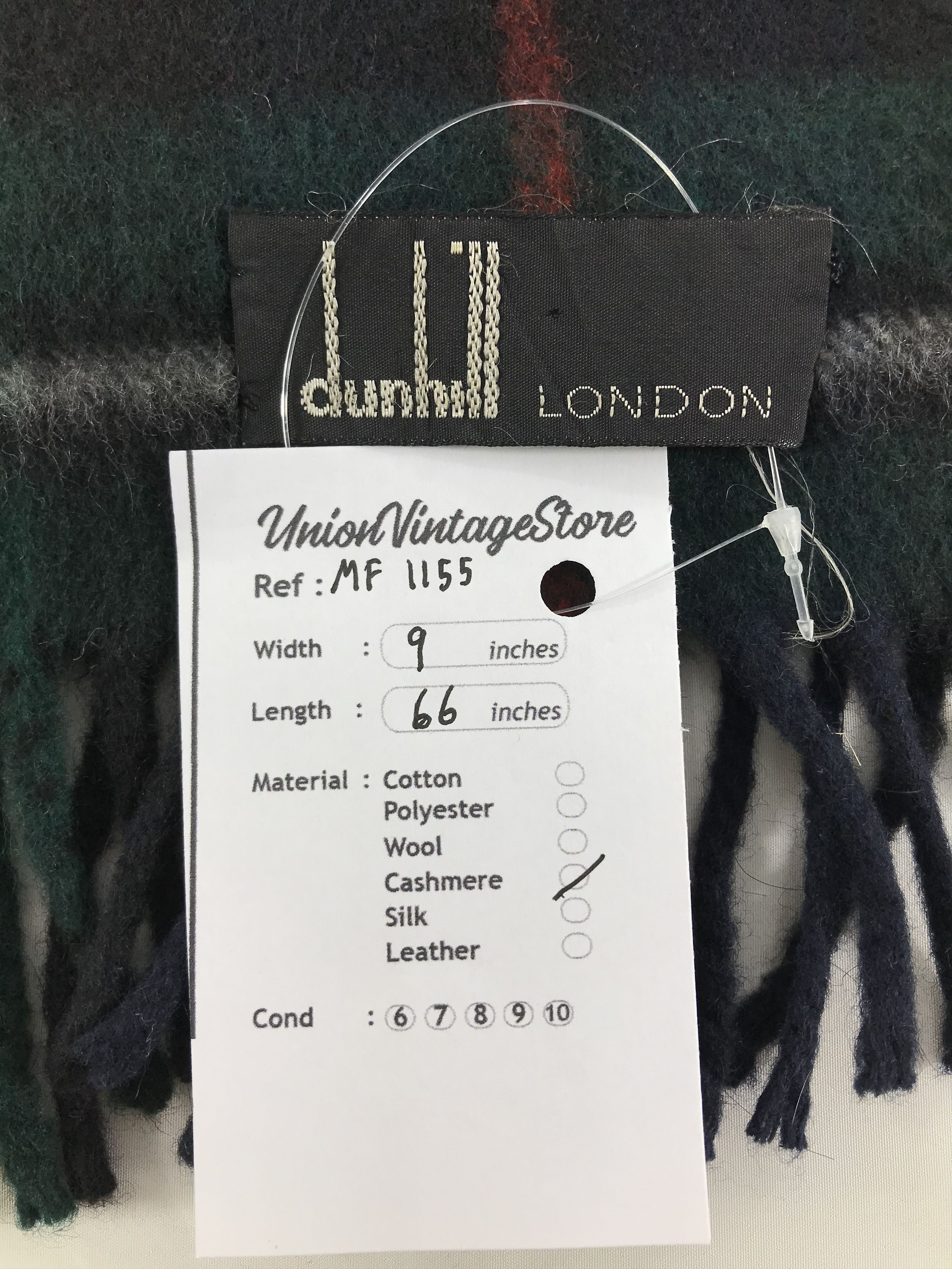 Alfred Dunhill Vintage Dunhill Scarf/Muffler/Neckwear MF1155 Size ONE SIZE - 4 Thumbnail