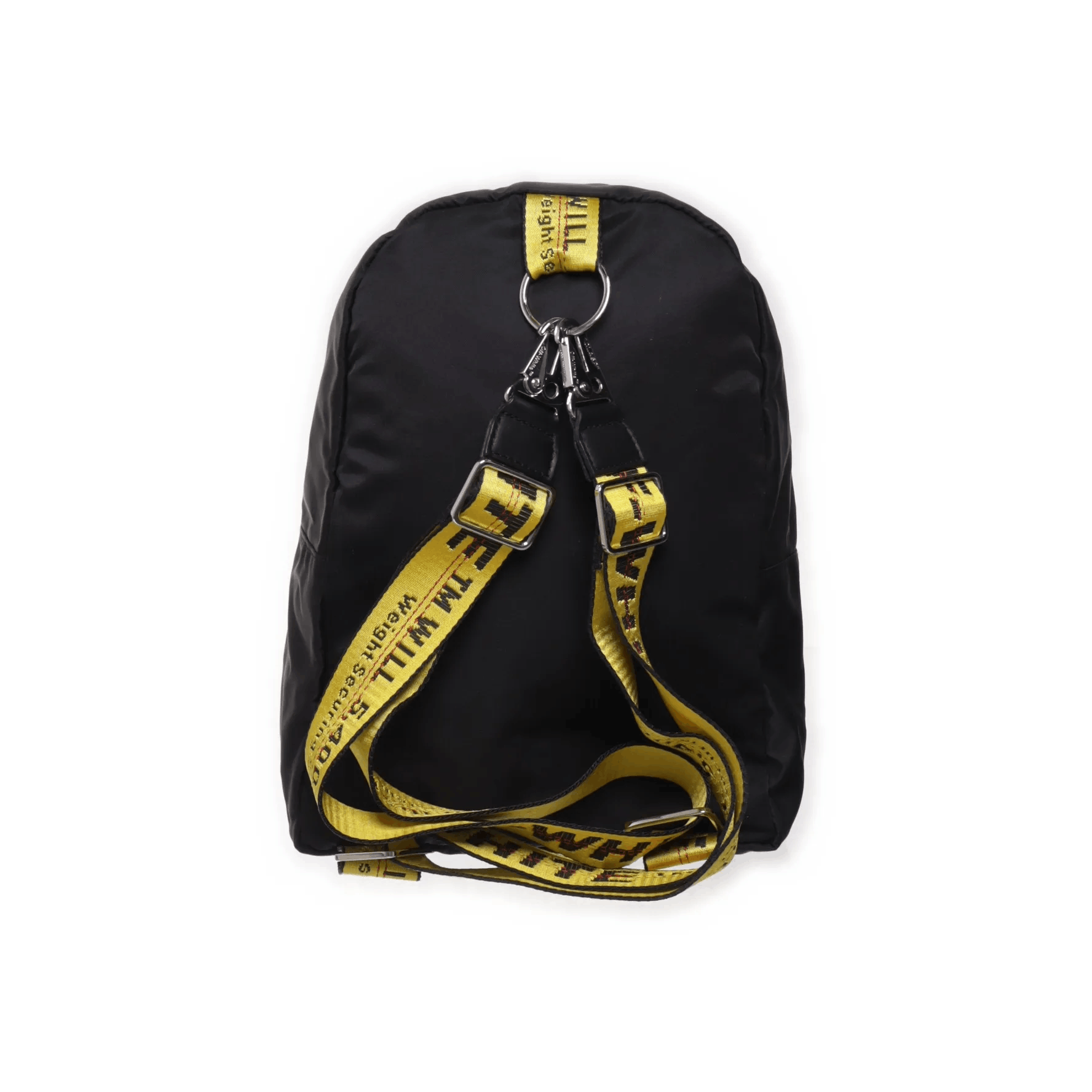 Off-White Off-White™ Mini Logo Nylon Backpack - Black/Yellow | 2021 Size ONE SIZE - 3 Thumbnail