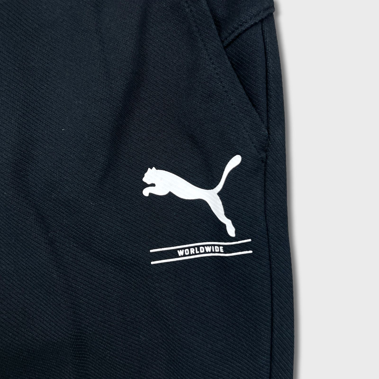 Puma × Vintage Puma Sweatpants Large Spell Out Athletic Gym Fleece Jogger Size US 32 / EU 48 - 3 Thumbnail