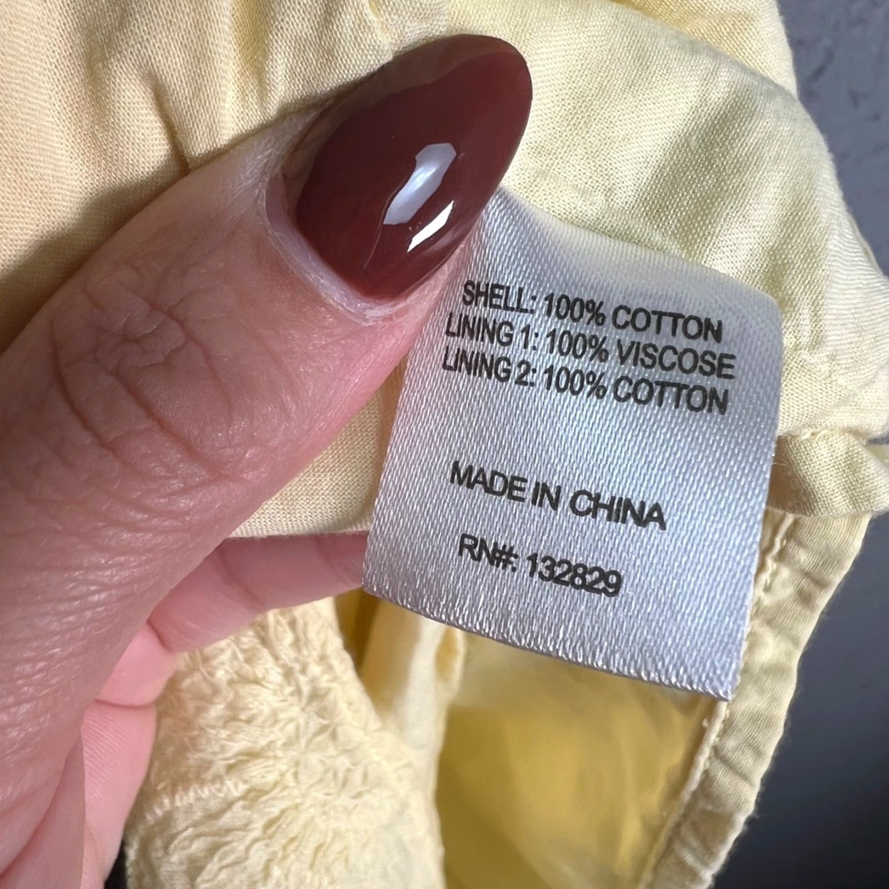 Vintage Lovers And Friends Dress Large Yellow Eyelet Mini Dress Sweetheart Neckline Womens Size L / US 10 / IT 46 - 4 Thumbnail
