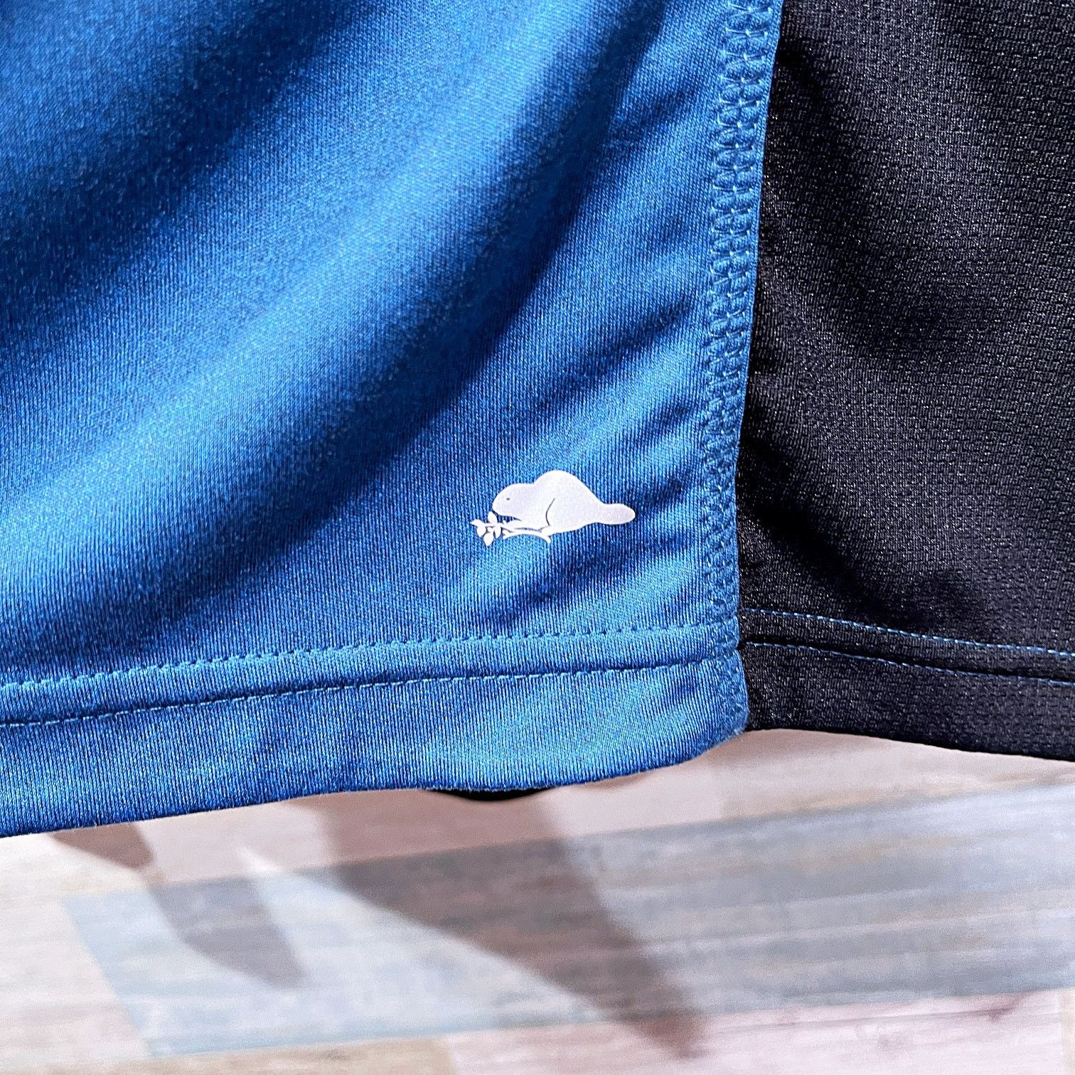 Roots Roots Canada 1/4 Zip Jersey Pullover Blue Black Womens XL Size XL / US 12-14 / IT 48-50 - 3 Thumbnail