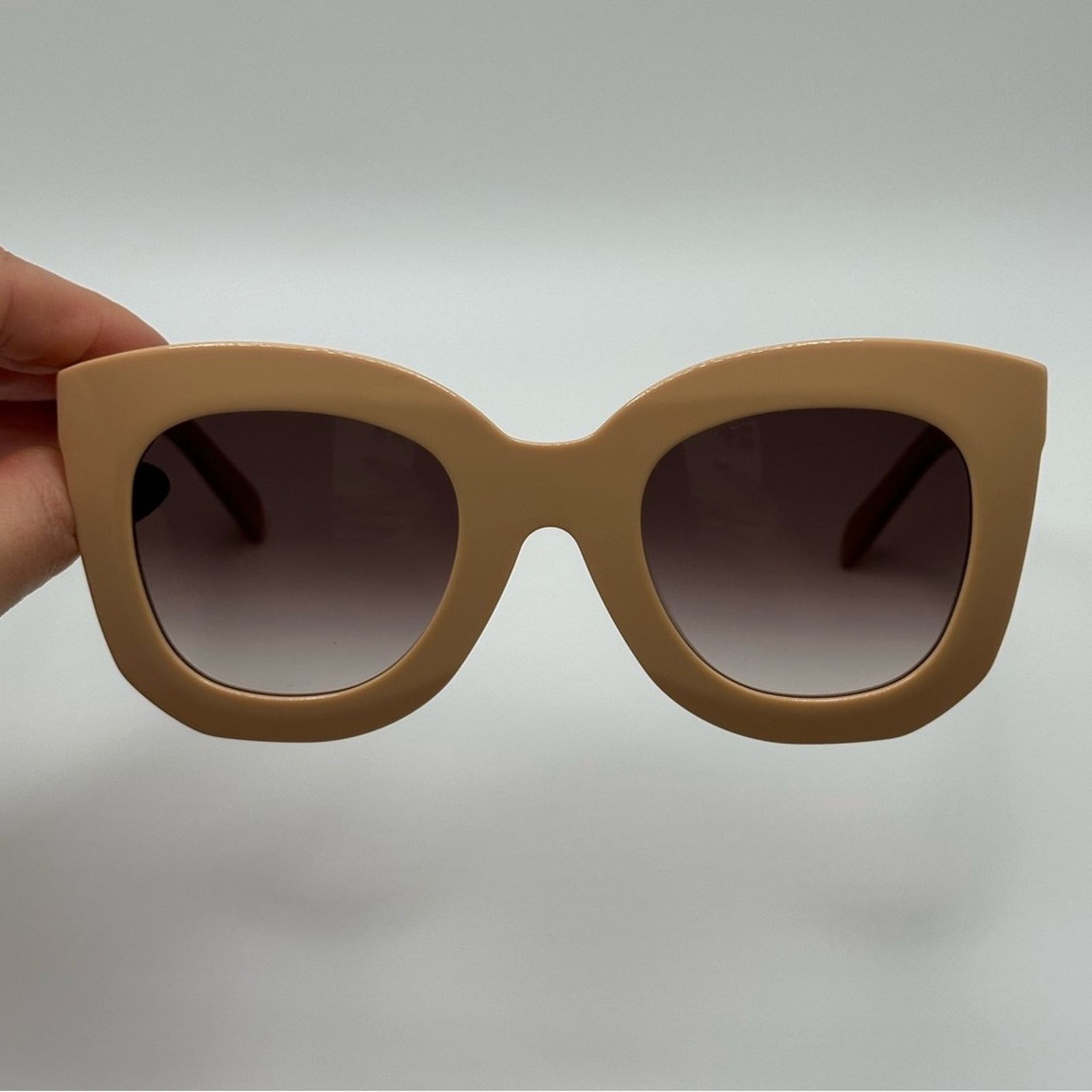Celine NEW CELINE Sunglasses CL4005FN 4957Z Beige/Violet Gradient Size ONE SIZE - 3 Thumbnail