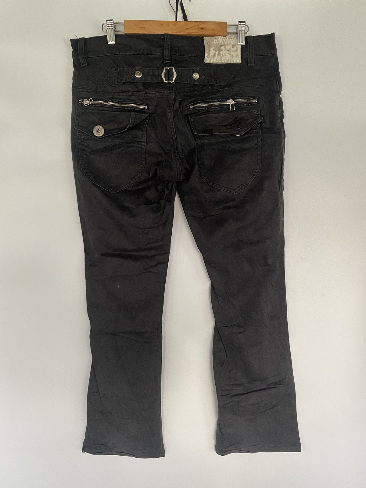 Cowboy Equipment × Lee LEE Cowboy Zipper Black Pants Size US 36 / EU 52 - 2 Thumbnail