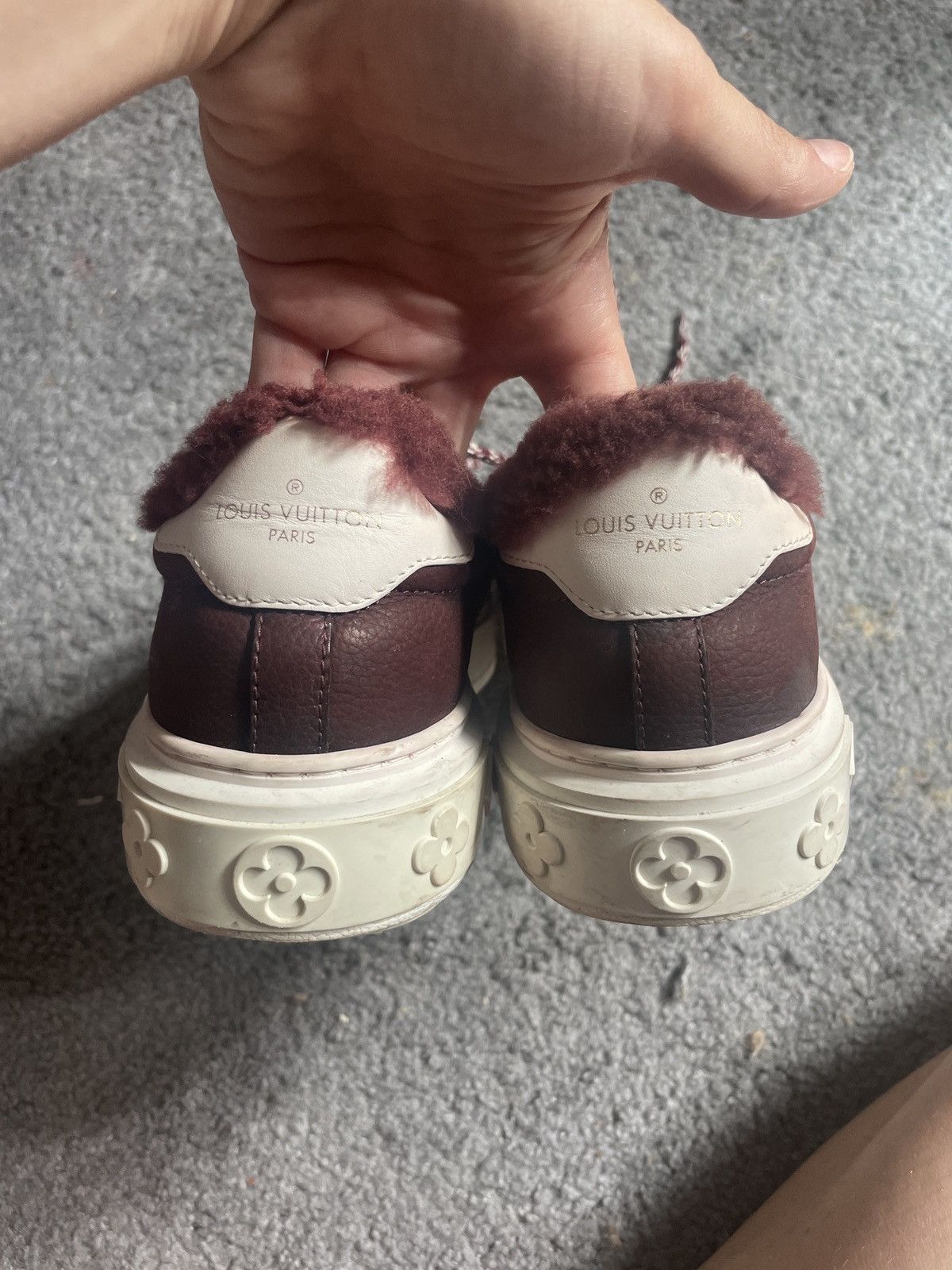 Louis Vuitton Louis Vuitton Time Out faux fur trainers Size US 6 / IT 36 - 6 Thumbnail