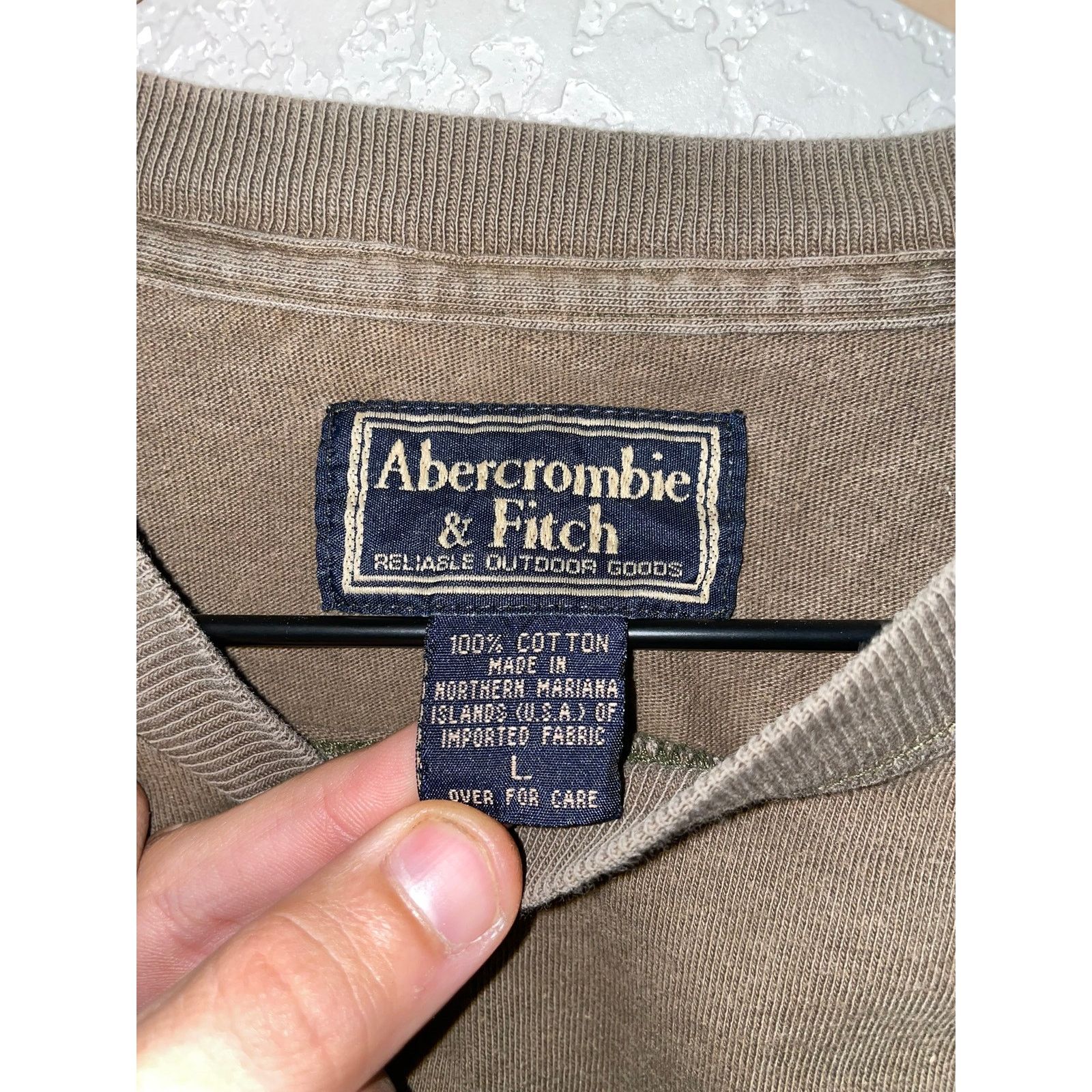Abercrombie & Fitch Y2K Abercrombie & Fitch Fighting Eagles Shirt Long Sleeve L Size US L / EU 52-54 / 3 - 7 Thumbnail