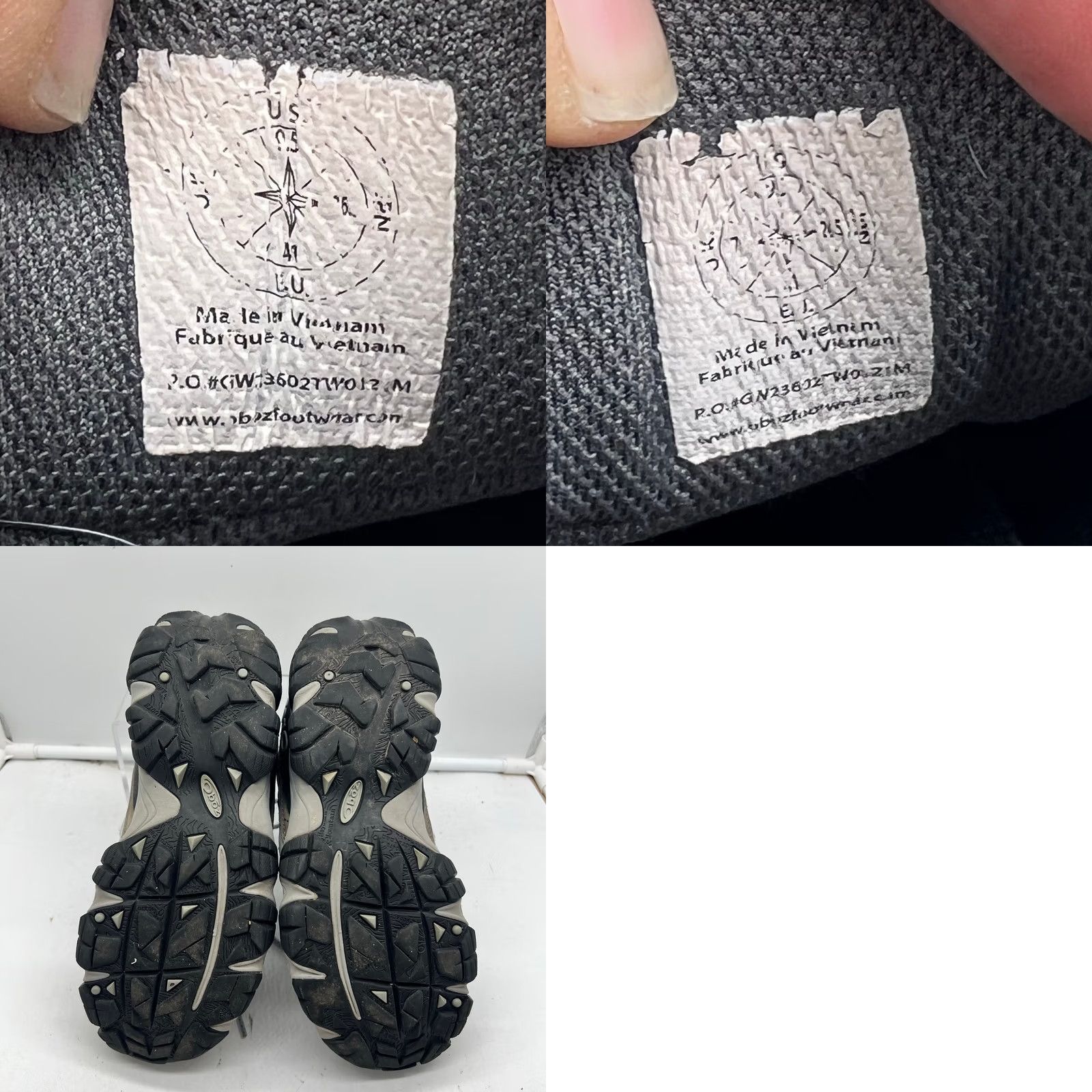 Oboz Oboz Sawtooth II Hiking Shoes Womens 9.5 Low top Trail Sneakers Waterproof Dry Size L / US 10 / IT 46 - 8 Thumbnail