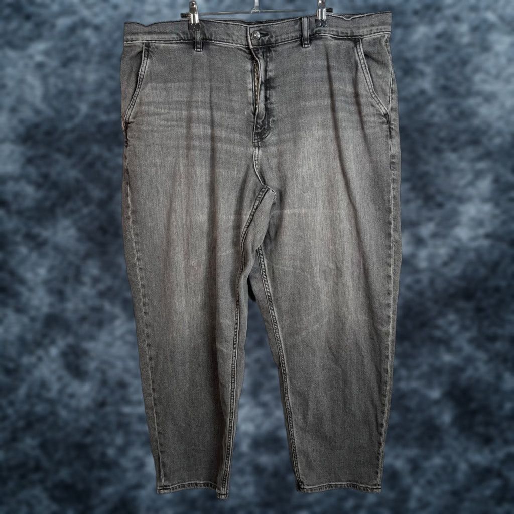 Uniqlo VINTAGE Untold Jeans Mens 2XL 39-42 Gray Denim Pants Waist Cotton Casual Relaxed Fit Mens Size US 39 - 1 Thumbnail