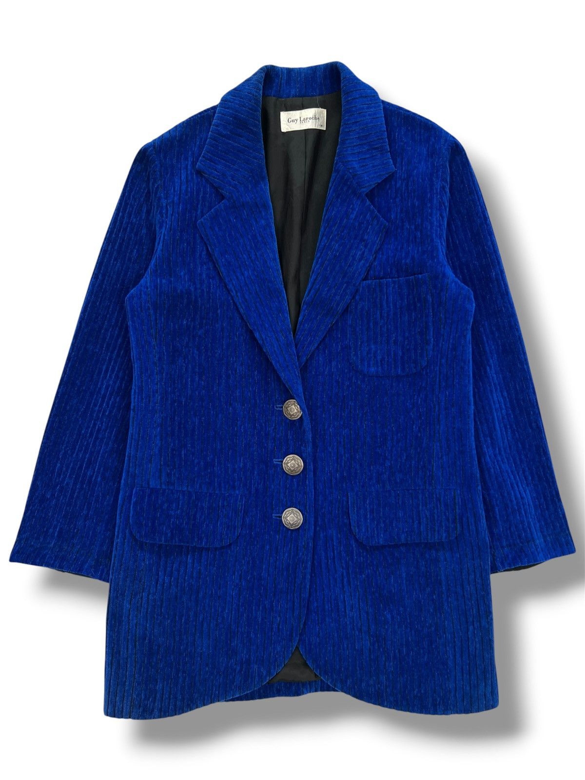 Guy Laroche Vintage Guy Laroche Paris Corduroy Coat Size S / US 4 / IT 40 - 1 Thumbnail