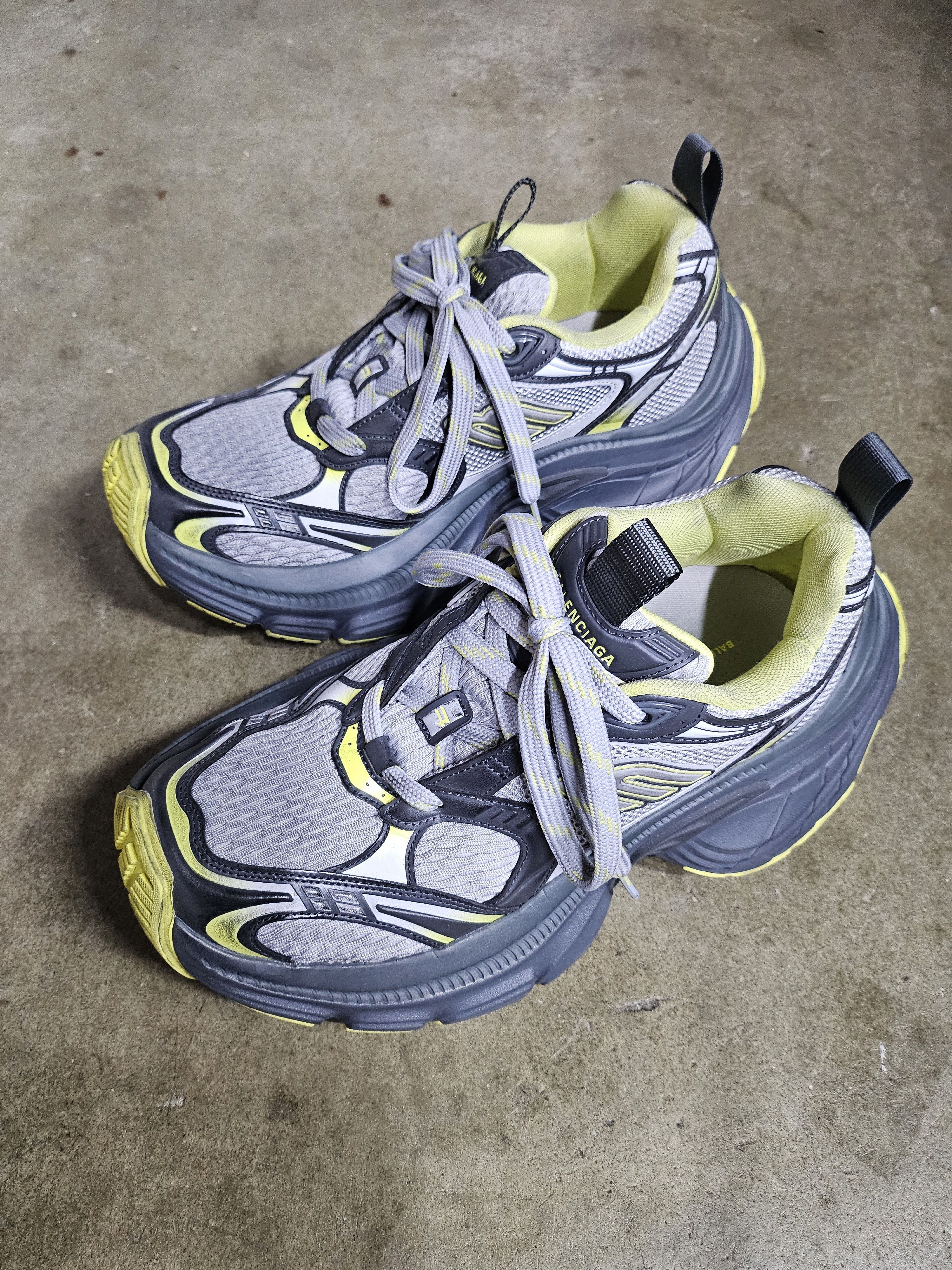 Balenciaga Balenciaga 10XL Grey/Yellow Size 40 Size US 7 / EU 40 - 1 Thumbnail