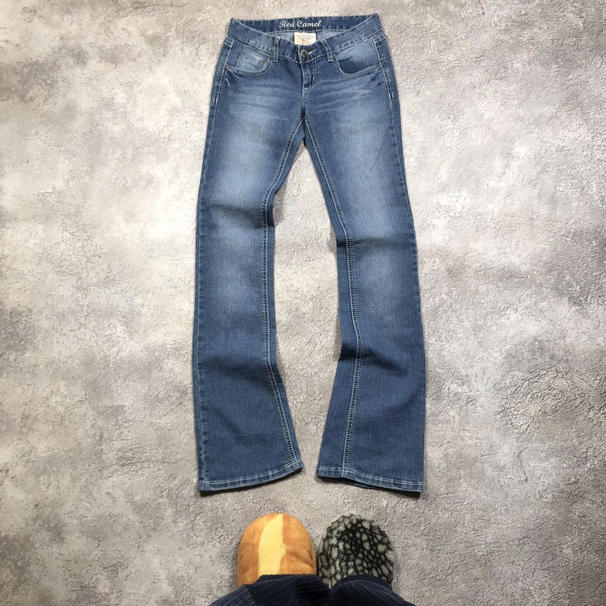 Vintage Vintage Y2K Flared Distressed Grunge Jeans Japan Cropped 25 Size 25" / US 0 / IT 36 - 1 Thumbnail