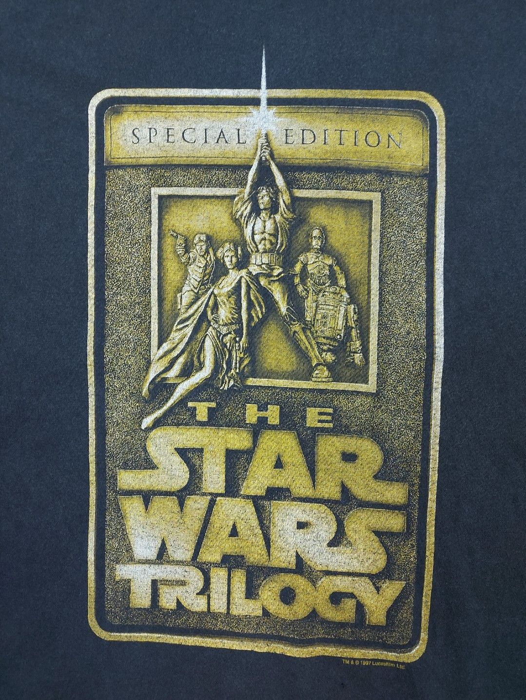 Star Wars × Vintage Vintage 90s Star Wars Trilogy 1997 Single-Stitch TEE Size US L / EU 52-54 / 3 - 3 Thumbnail