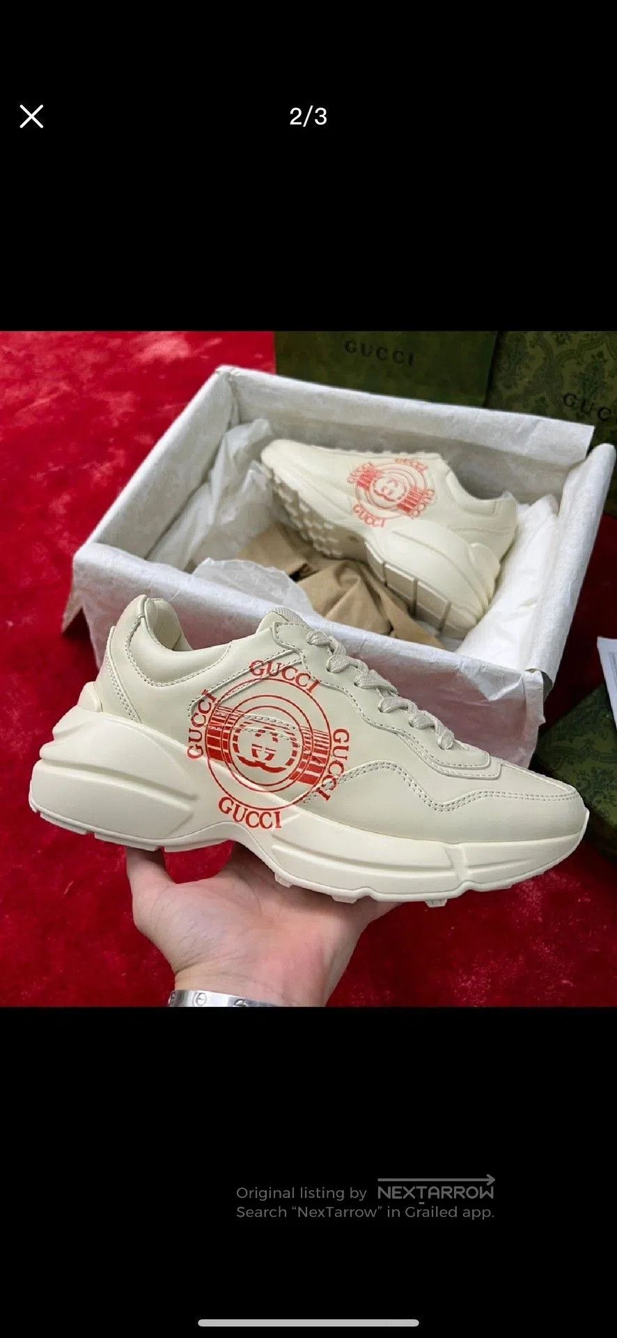 Gucci Gucci Men's Record Style Dad Shoes. Size US 7 / EU 40 - 2 Thumbnail
