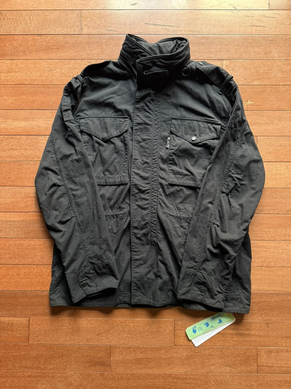 Off-White M-65 Military Jacket サイズL Buzz Rickson Jacket Men's M-65 Field Jacket 2nd Model M65