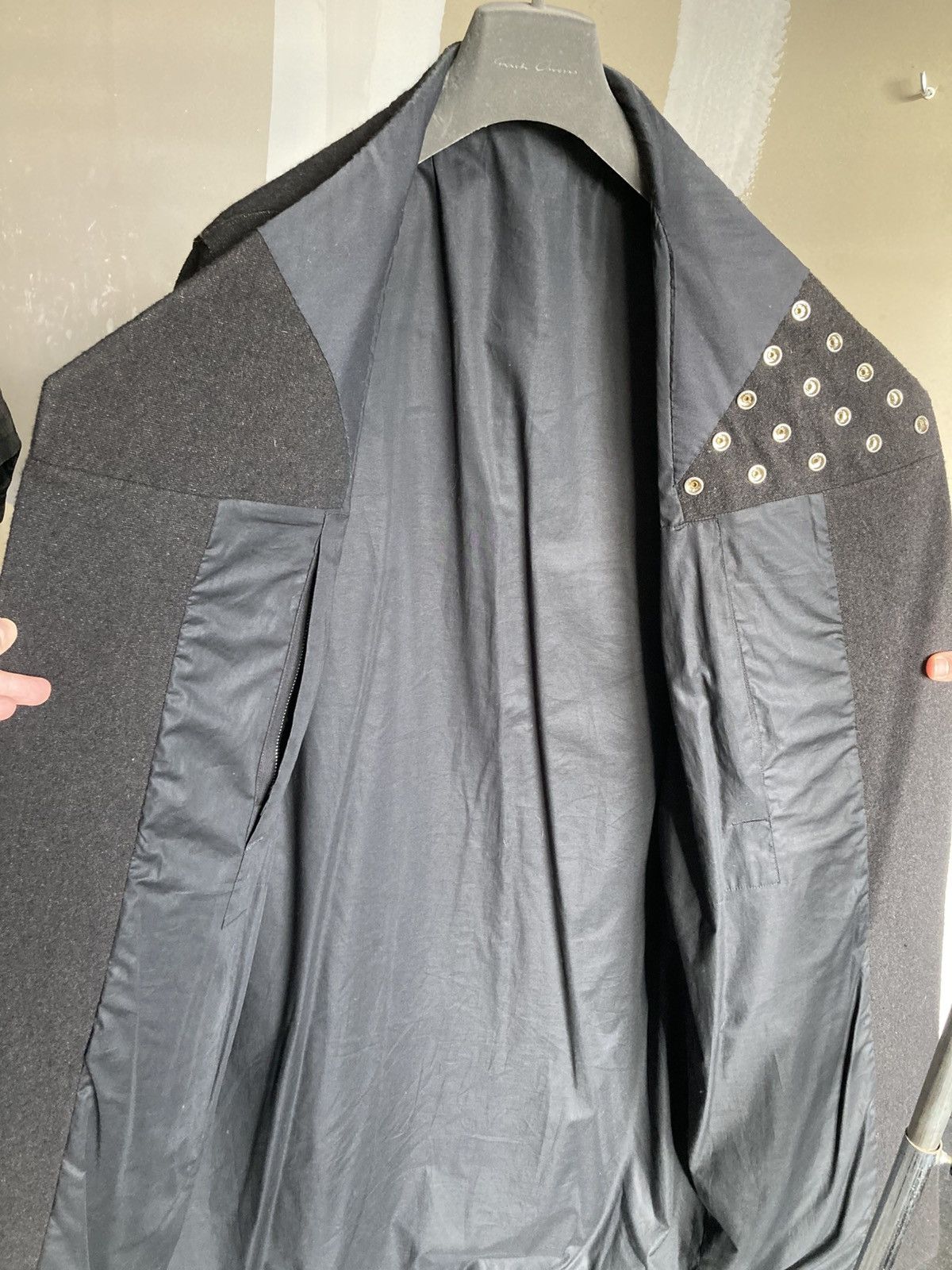 Rick Owens BRAND NEW / Rick Owens Wool Felt Coat Size US M / EU 48-50 / 2 - 7 Thumbnail