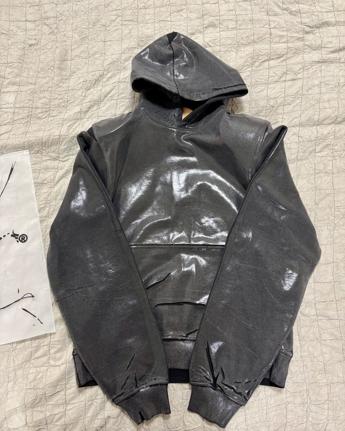 Racer Worldwide Racer Worldwide Waxed Shoulder Pad Hoodie