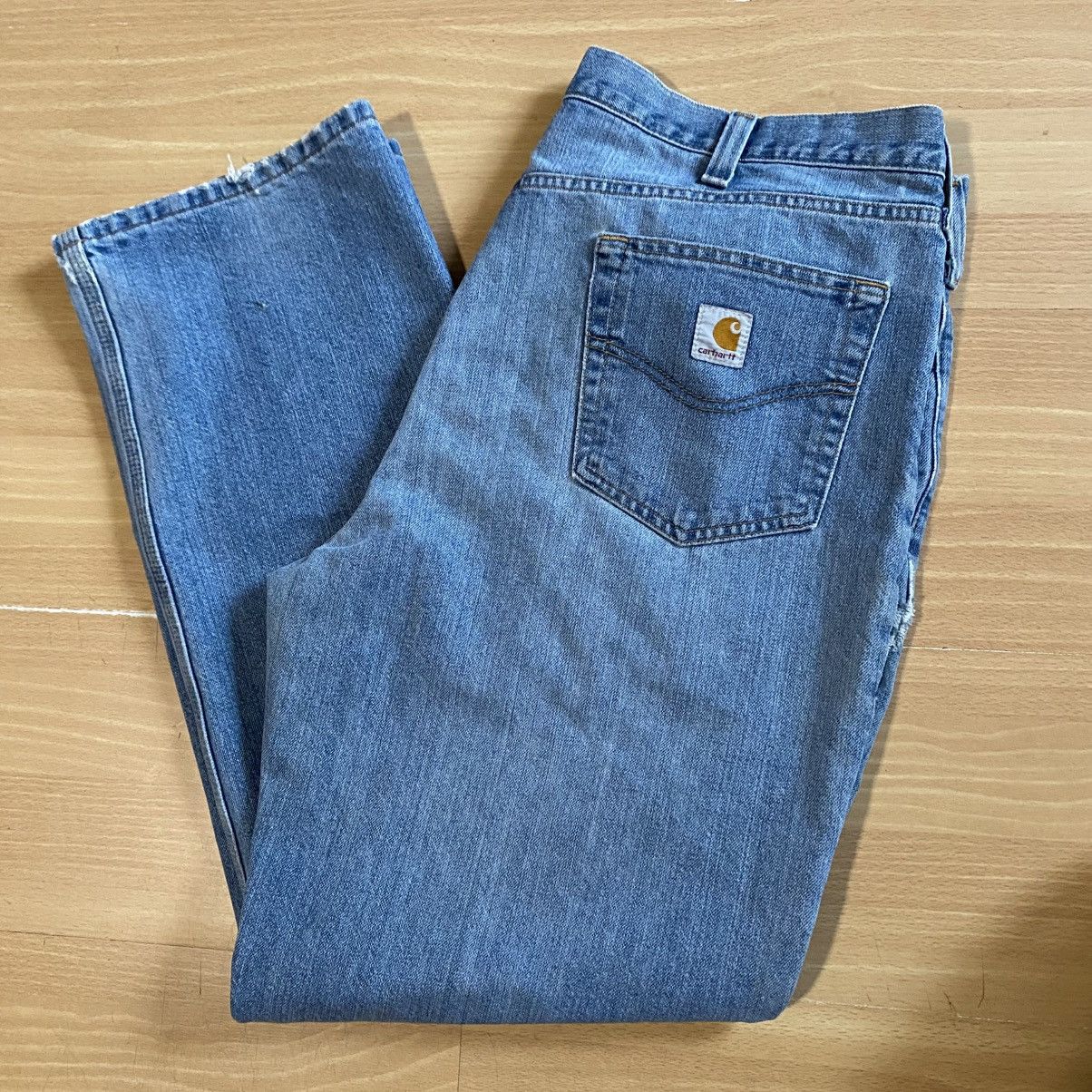 Carhartt Carhartt Jeans Men's 40x32 Blue Relaxed Fit Workwear Size US 40 / EU 56 - 1 Thumbnail
