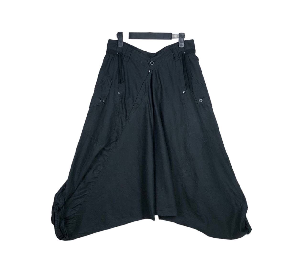 image of If Six Was Nine x Ppfm Punk Goth Asymmetric Gabardine Harem Pants in Black, Men's (Size 30)