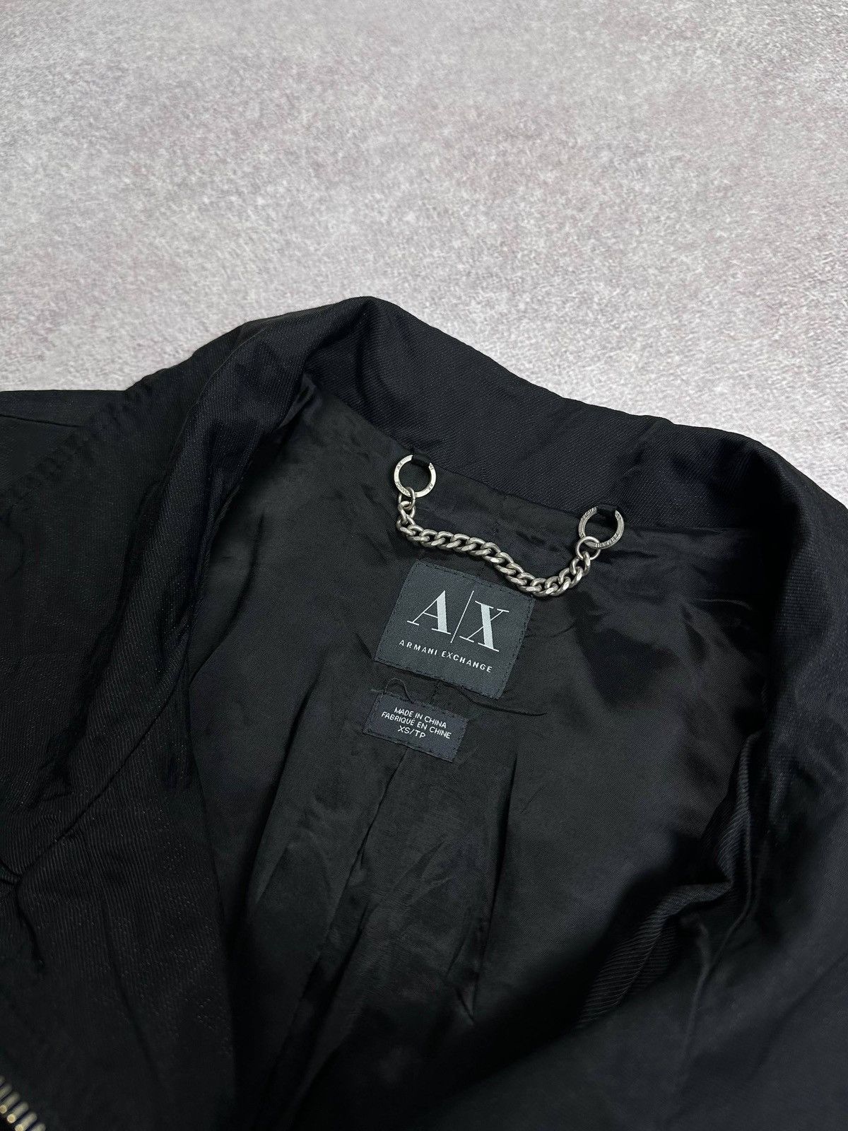 Armani Vintage Armani Exchange Woman's Grunge Trench Jacket XS Size XS / US 0-2 / IT 36-38 - 6 Thumbnail