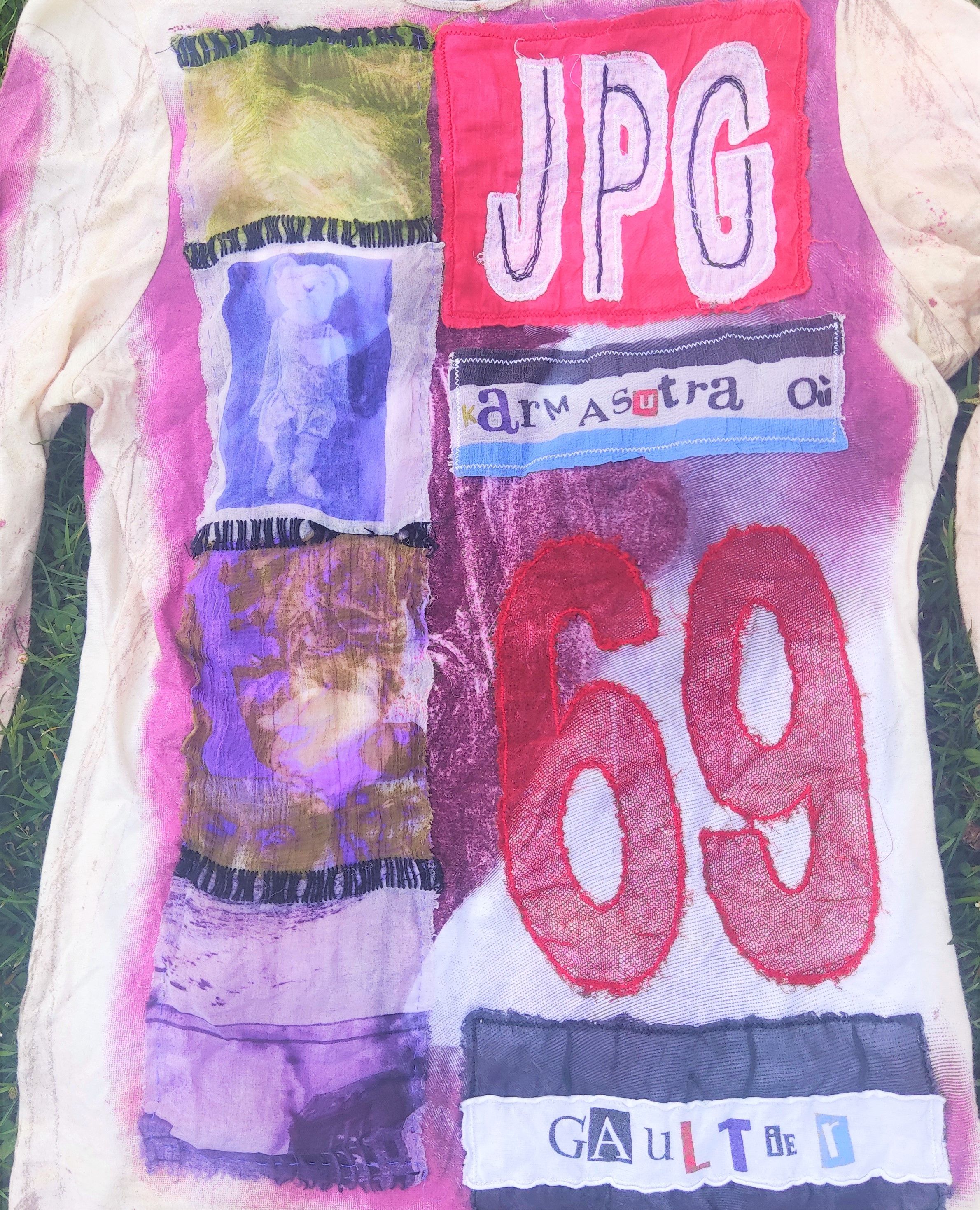 Jean Paul Gaultier Jean Paul Gaultier Karmasutra Patchwork Erotic Top T-shirt Size US S / EU 44-46 / 1 - 4 Thumbnail