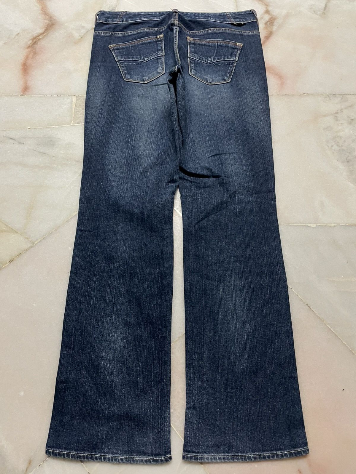 Japanese Brand 💥Flare💥Vintage Japanese Flared Jeans Mudwash Style Size 30" / US 8 / IT 44 - 10 Thumbnail