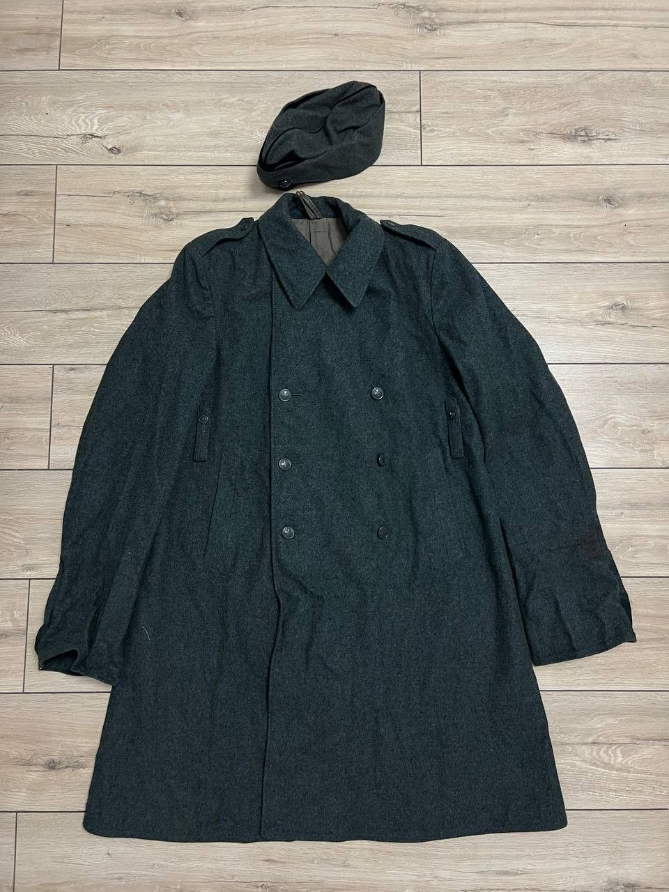 Other Vintage Swiss Army Pea Trench Wool Coat 50 BB Military Rare Size US M / EU 48-50 / 2 - 11 Thumbnail