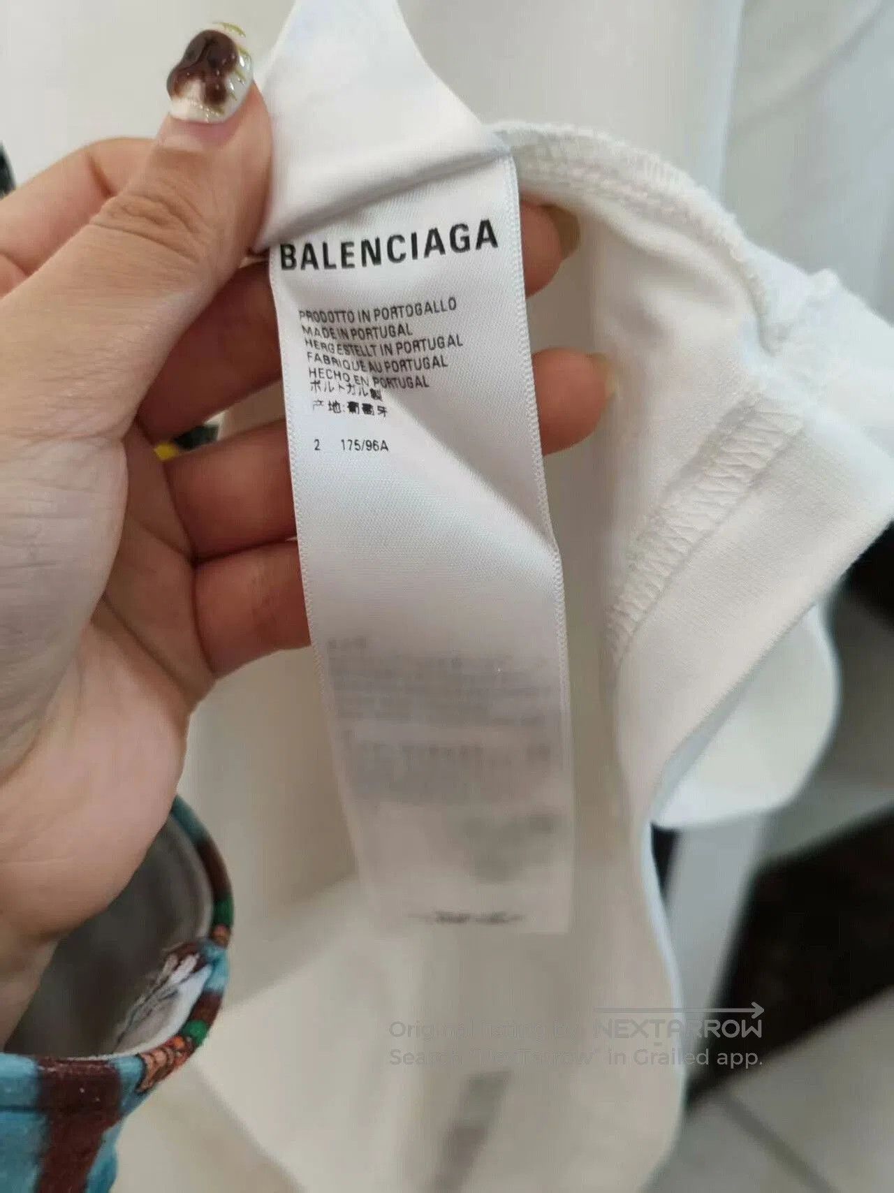 Balenciaga Balenciaga Logo Short Sleeve T. Size US S / EU 44-46 / 1 - 5 Thumbnail