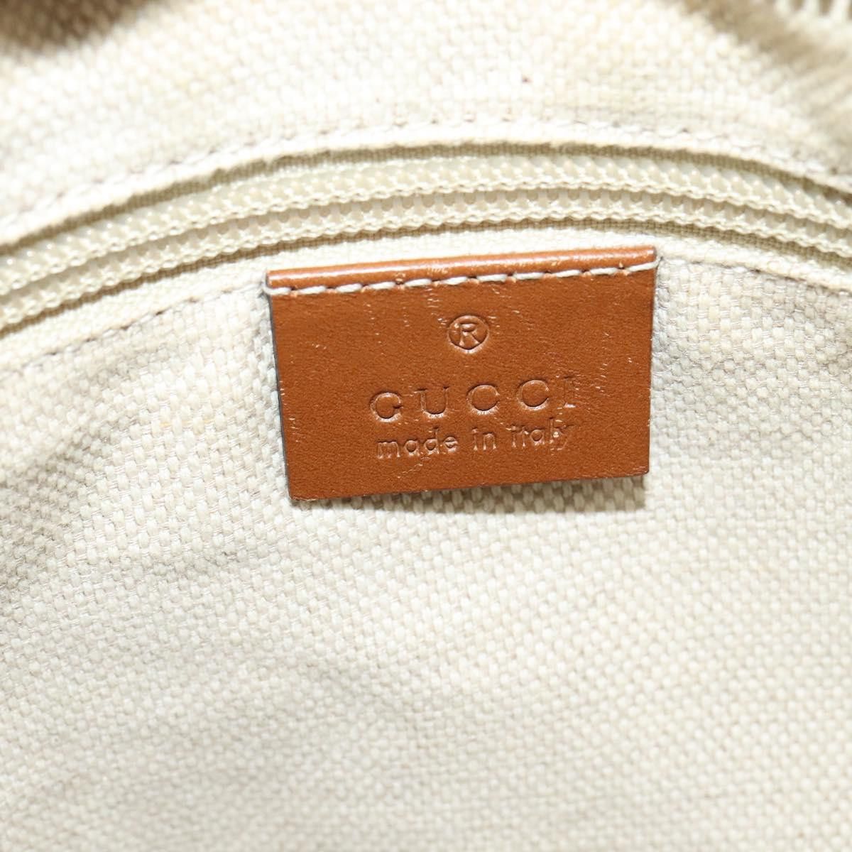 Gucci GUCCI GG Canvas Web Sherry Line Shoulder Bag Beige Red Green Size ONE SIZE - 15 Thumbnail