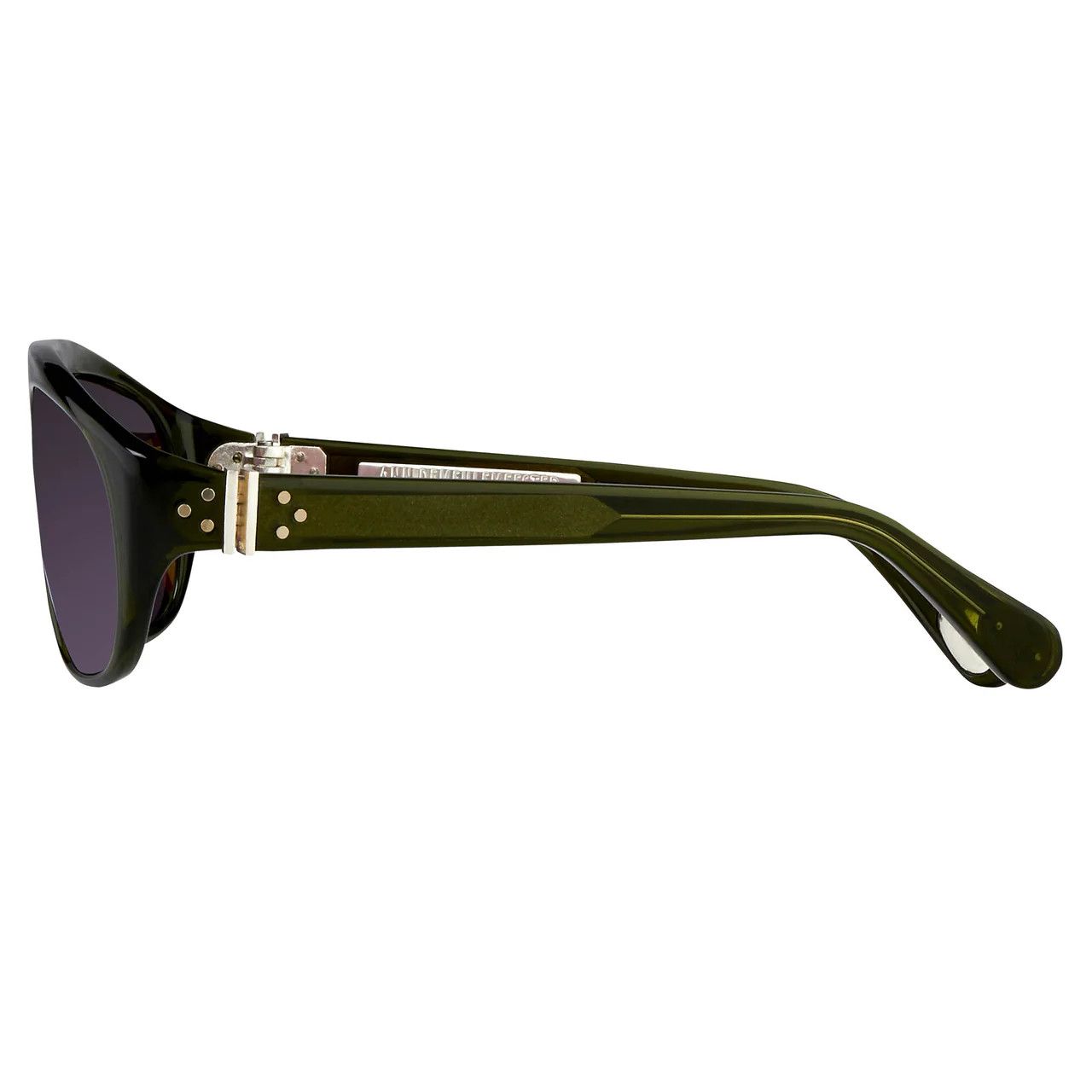 Ann Demeulemeester Ann Demeulemeester Sunglasses Flat Top Green and Purple Size ONE SIZE - 10 Thumbnail