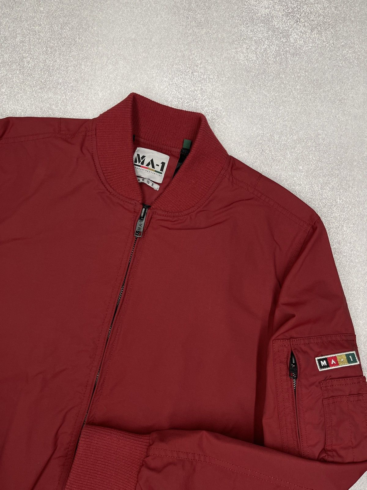 Alpha Industries Mens MA-1 Nylon Flayer Bomber Modern Aesthetics Alpha Size US L / EU 52-54 / 3 - 4 Thumbnail