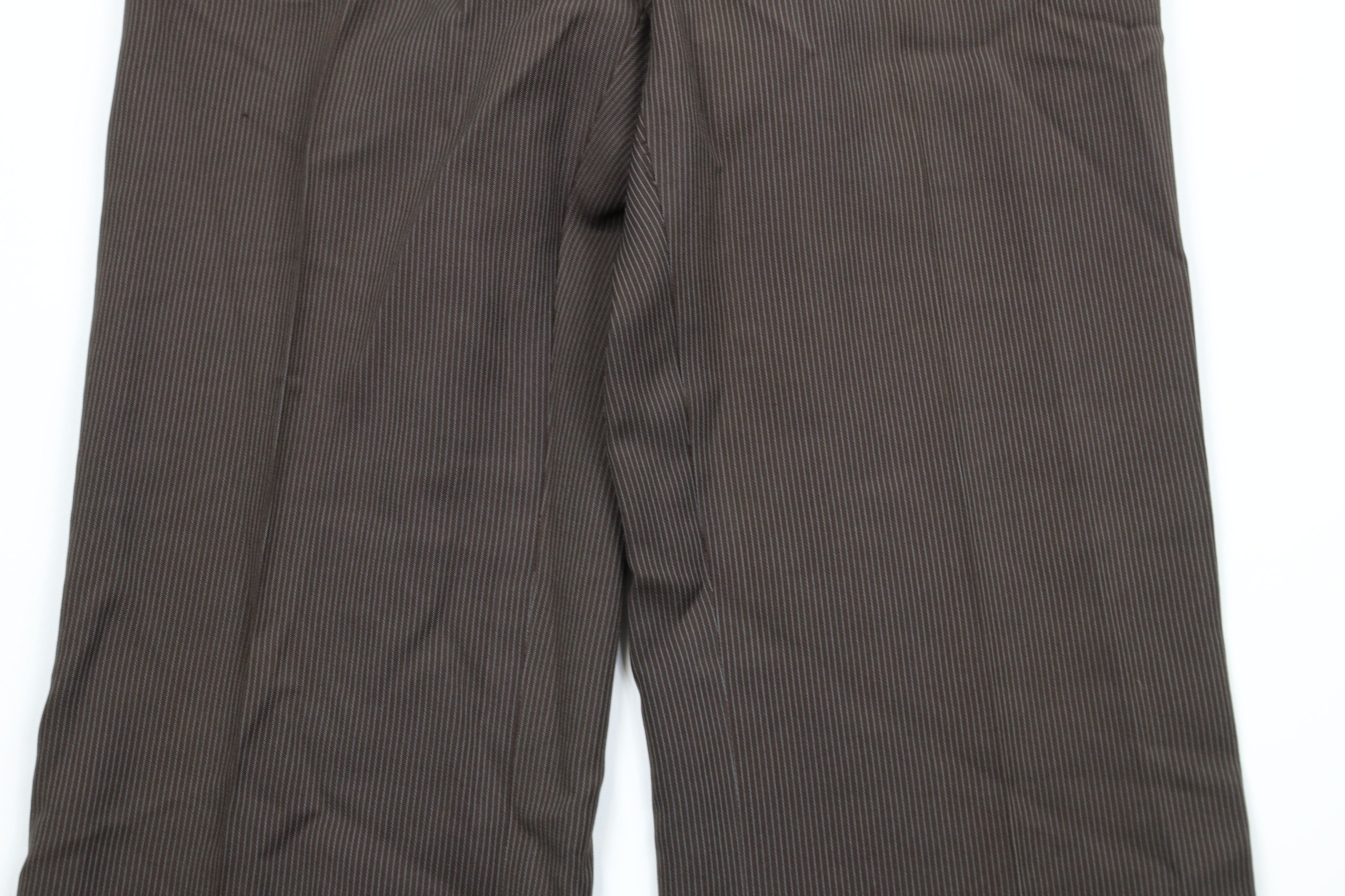 Vintage Vintage 60s 70s Streetwear Knit Bell Bottoms Pants Brown USA Size US 32 / EU 48 - 3 Thumbnail