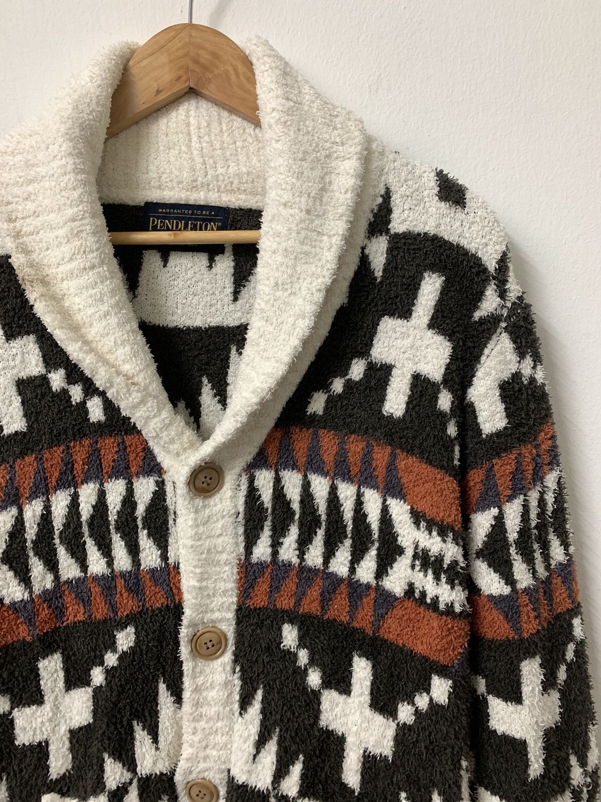 Japanese Brand × Pendleton Pendelton wool cardigan Size US L / EU 52-54 / 3 - 3 Thumbnail