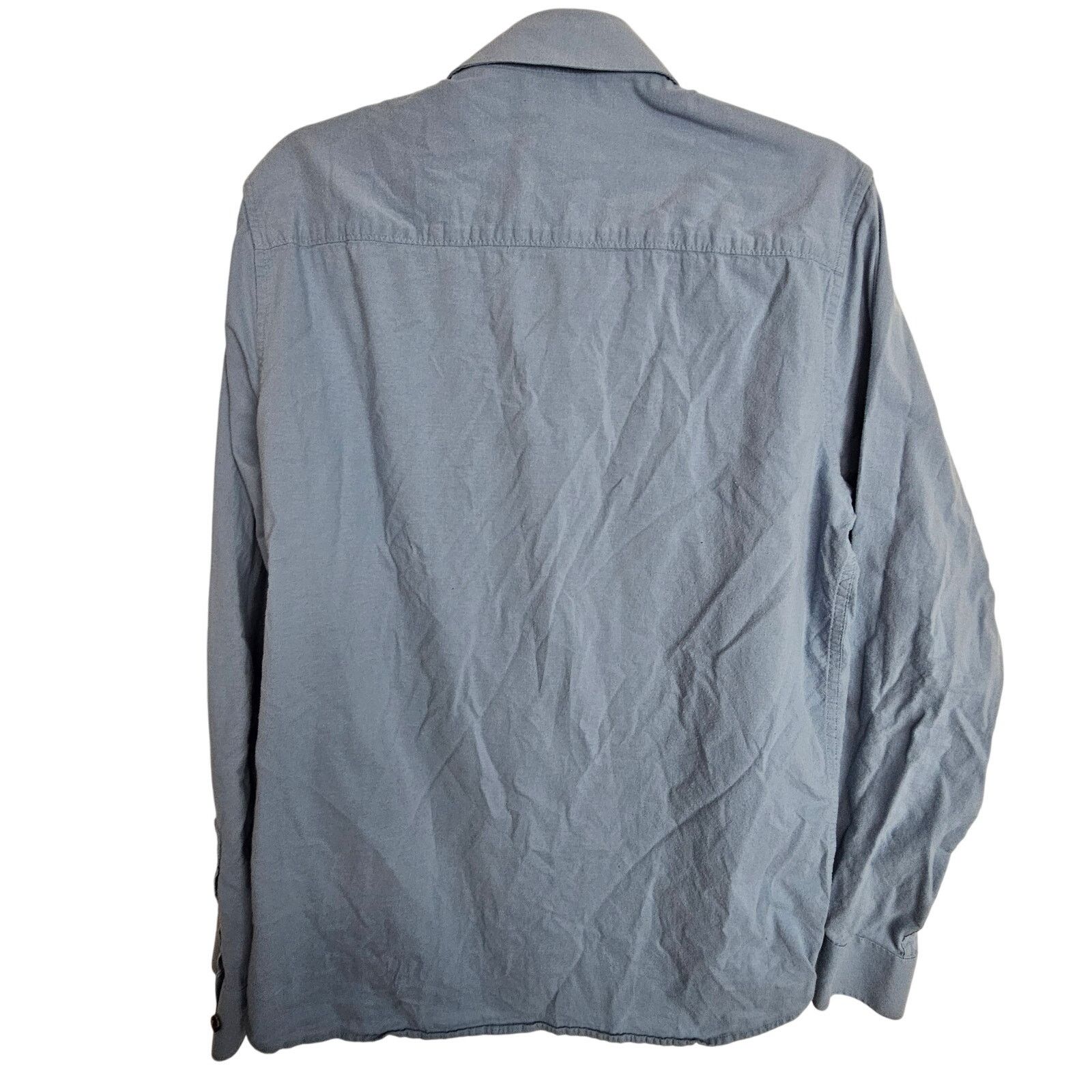 TravisMathew Travis Mathew Cloud Flannel Shirt M Faded Denim Minimalist Size US M / EU 48-50 / 2 - 10 Thumbnail