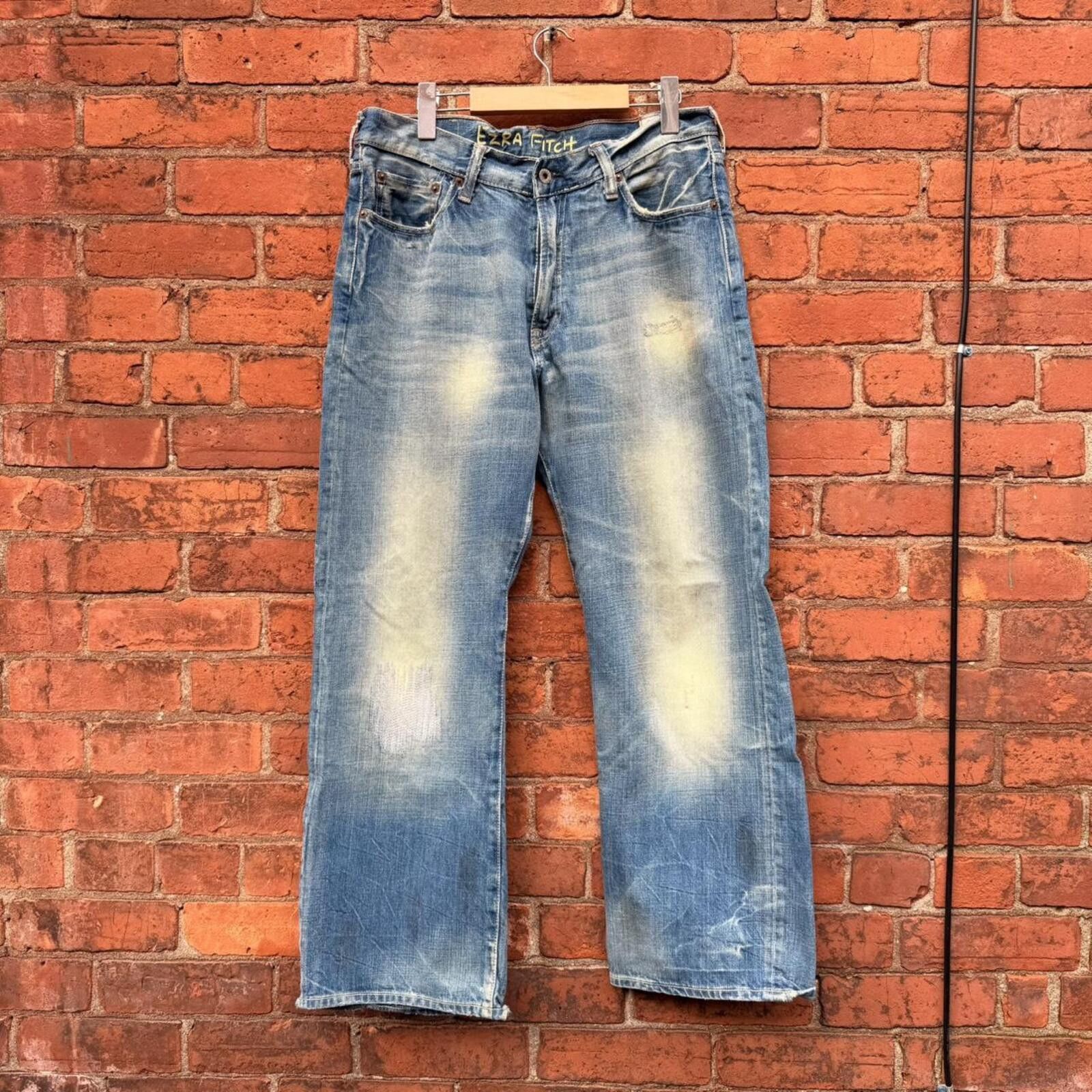 Abercrombie & Fitch vintage Ezra fitch boot cut jeans 00s 32x30 Size US 32 / EU 48 - 1 Thumbnail
